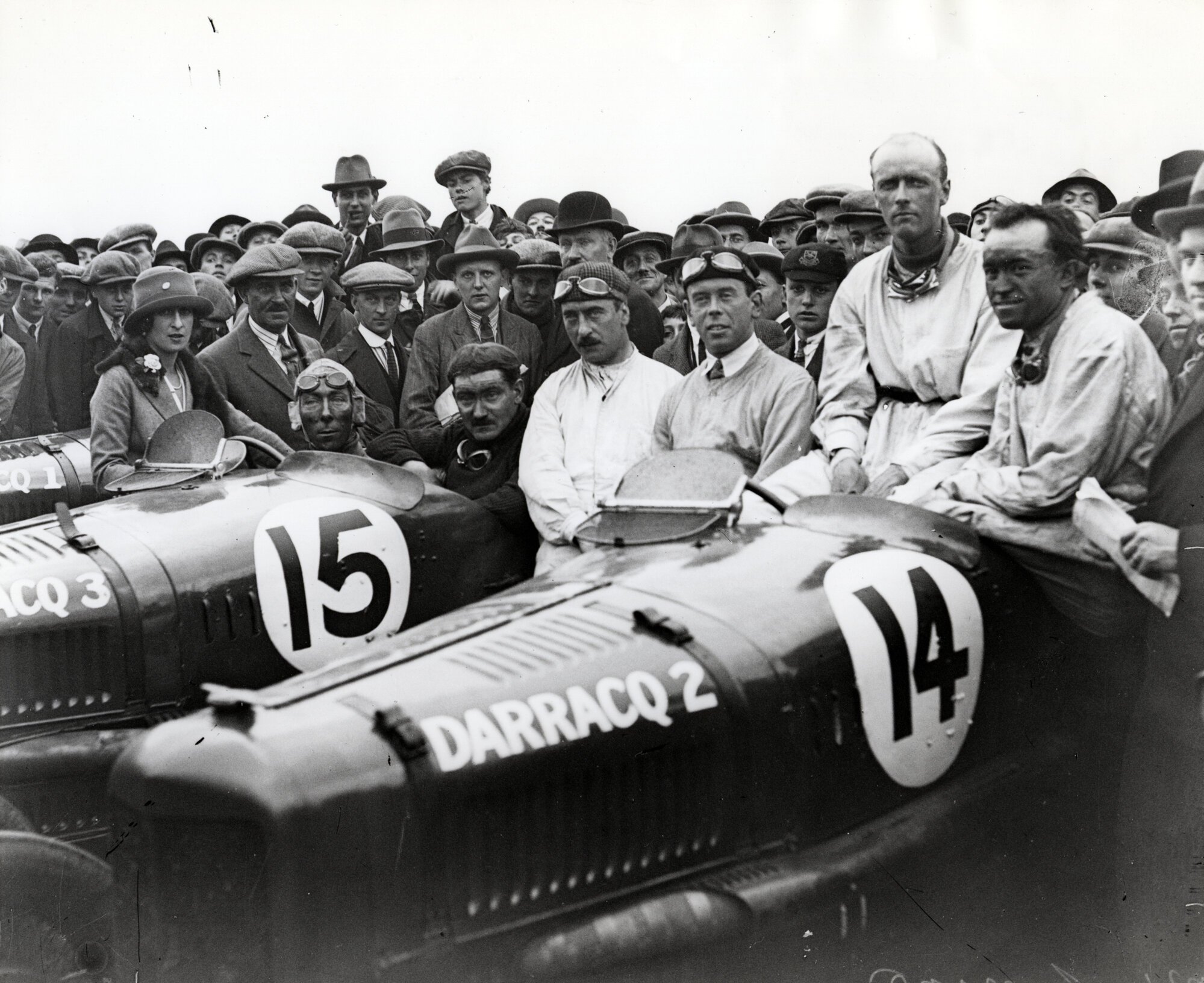 French racing cars; British Grand Prix, Silverstone, 1950; fourth and fifth.