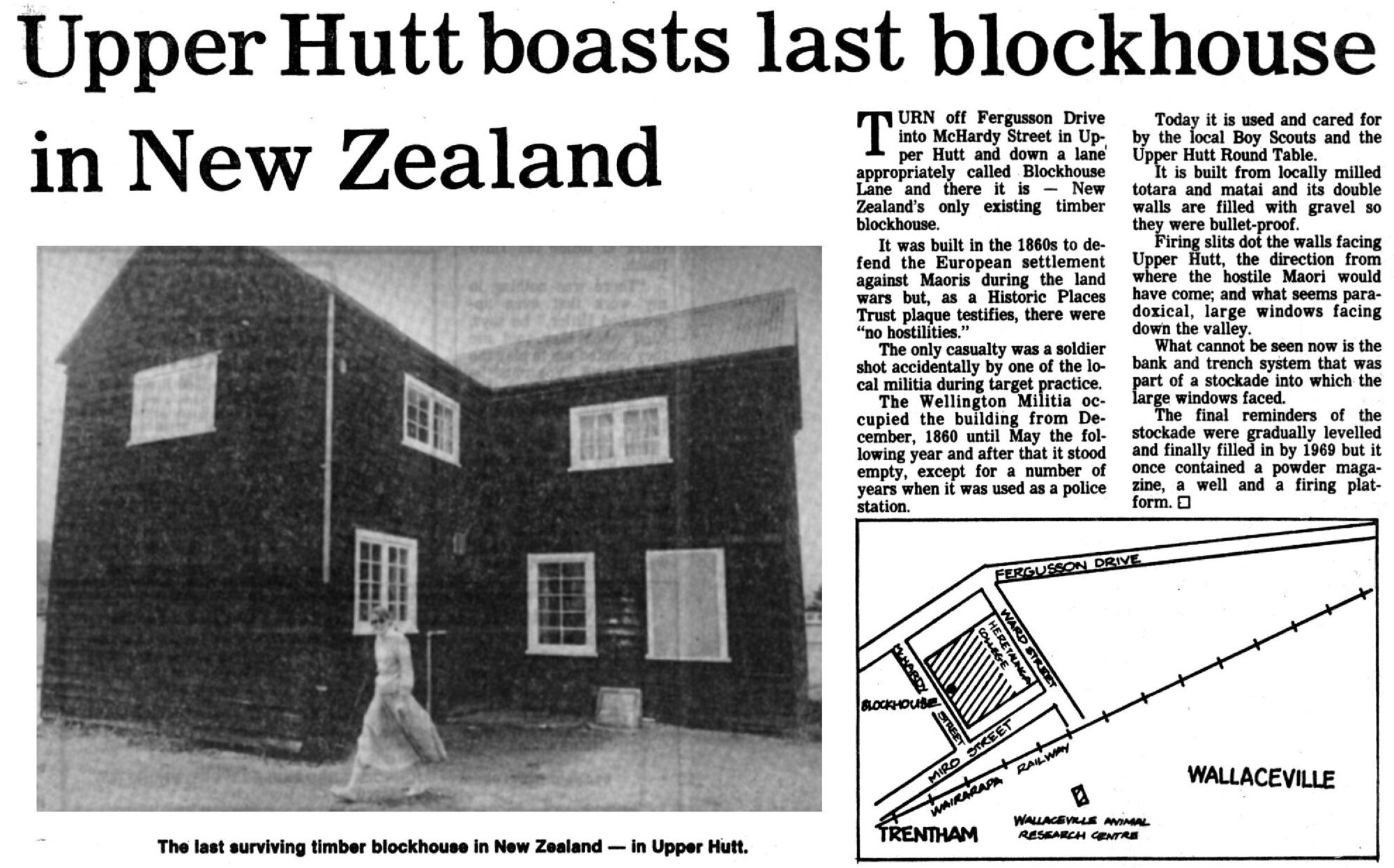 Upper Hutt Blockhouse News Clippings 001