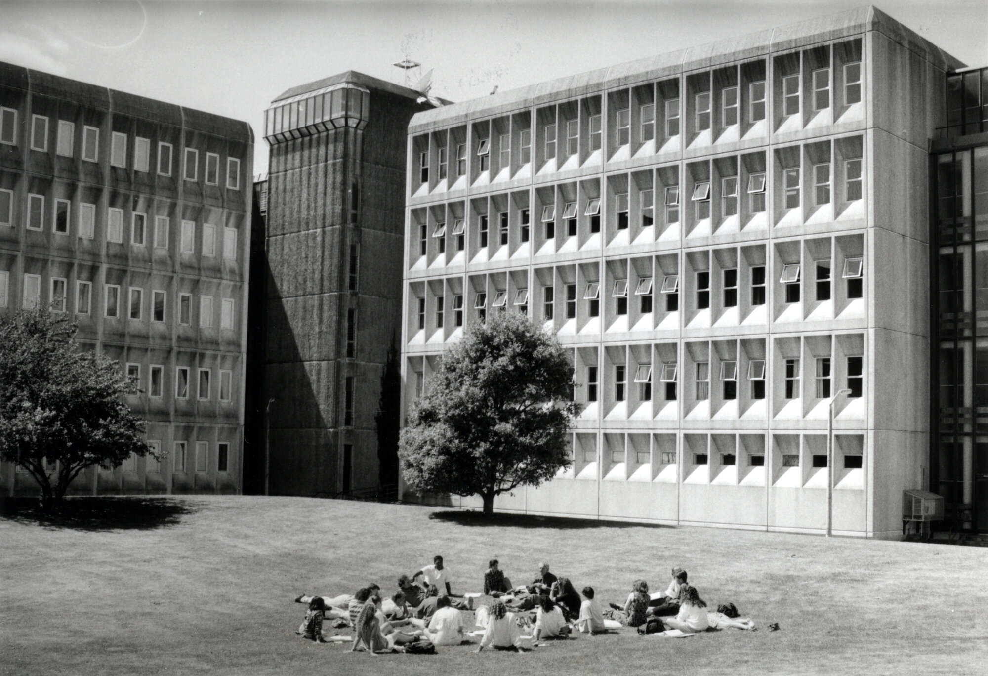 Central Institute of Technology buildings; main buildings, from the north-west.