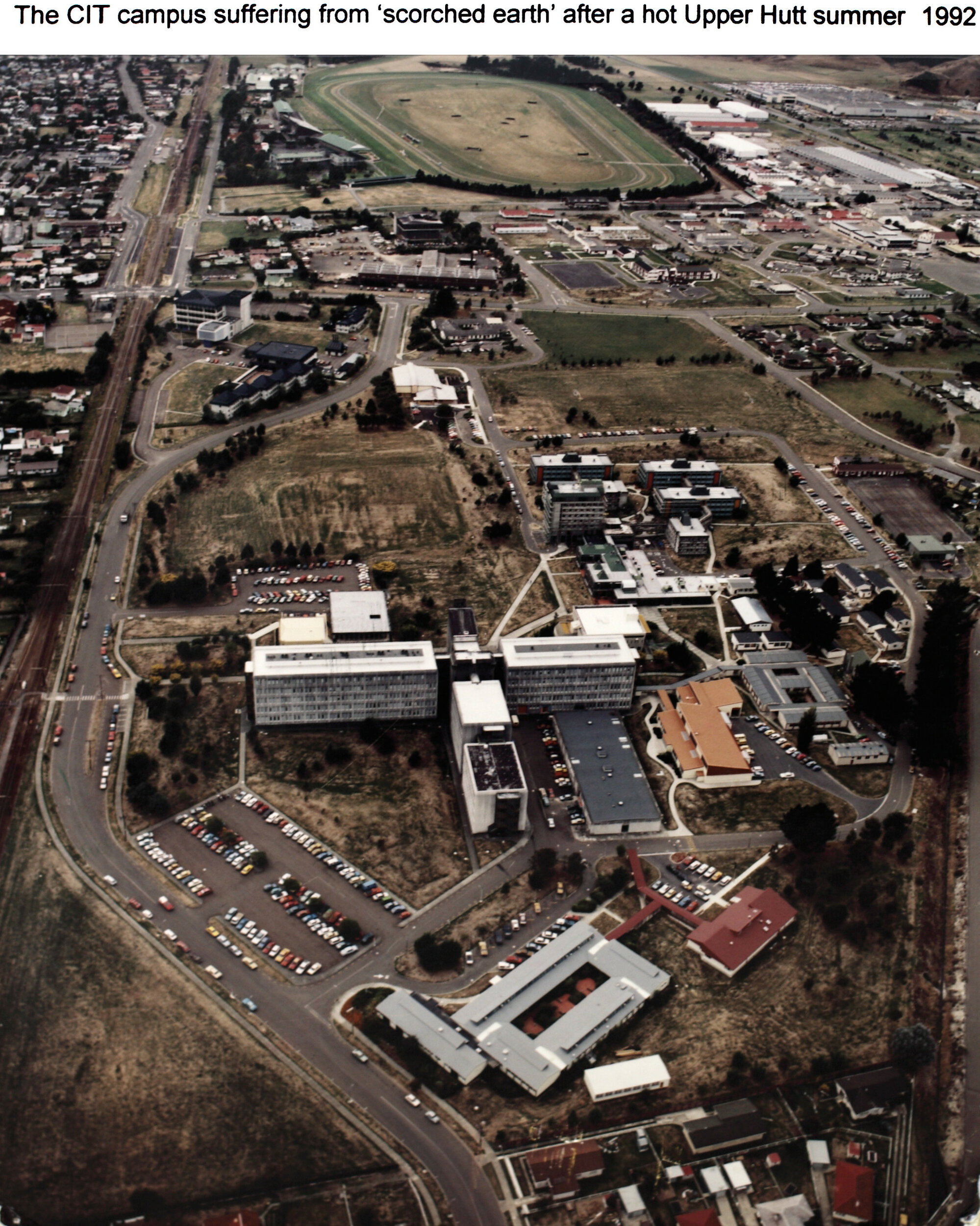 Central Institute of Technology; aerial view from the south-west; 1992