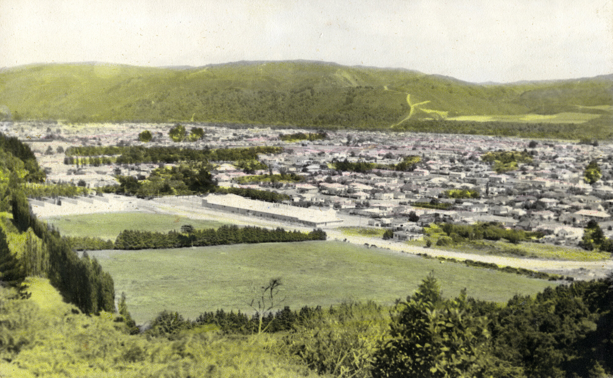 Colourised Postcard Upper Hutt 002