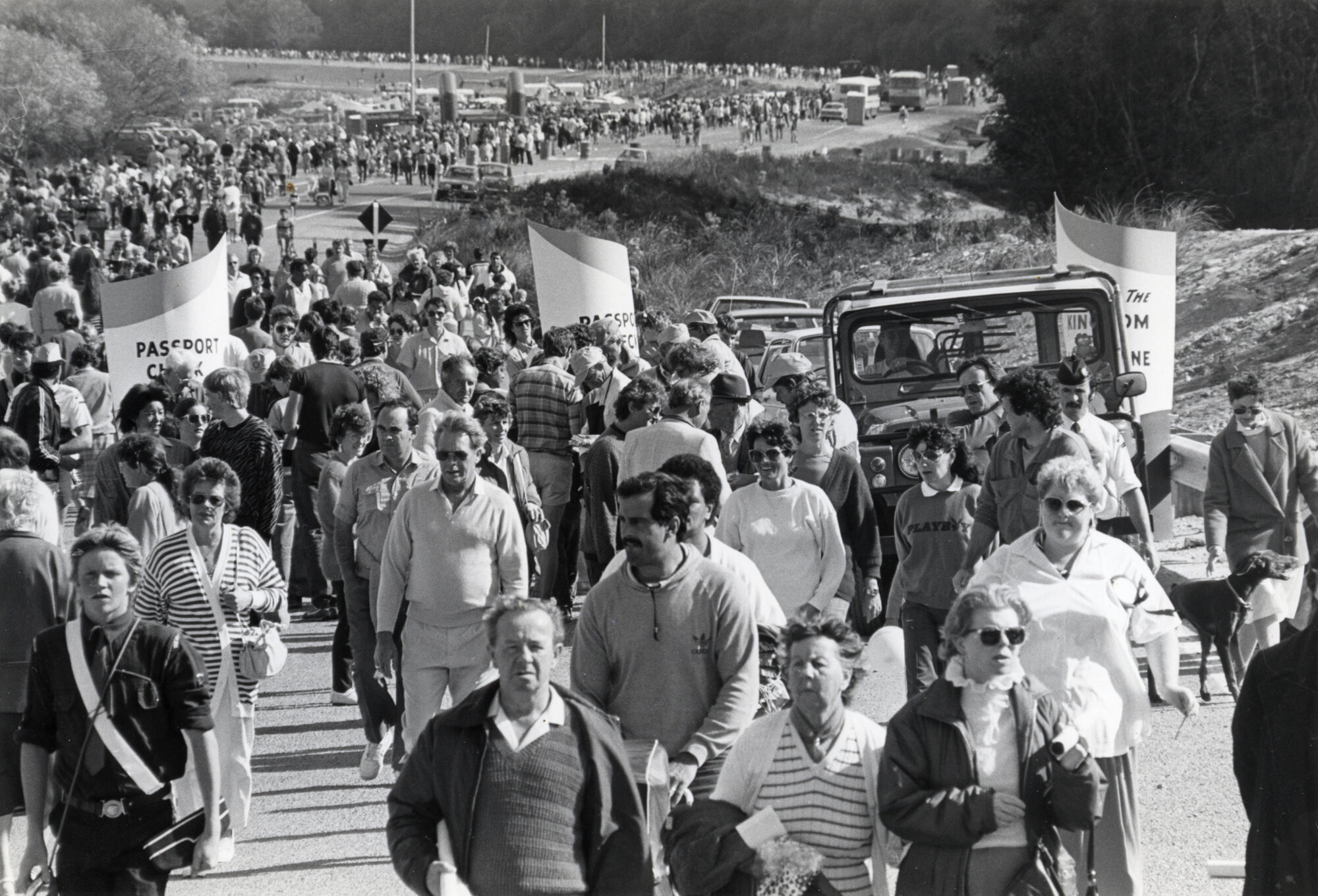 River Road opening; Moonshine bridge, from the east.