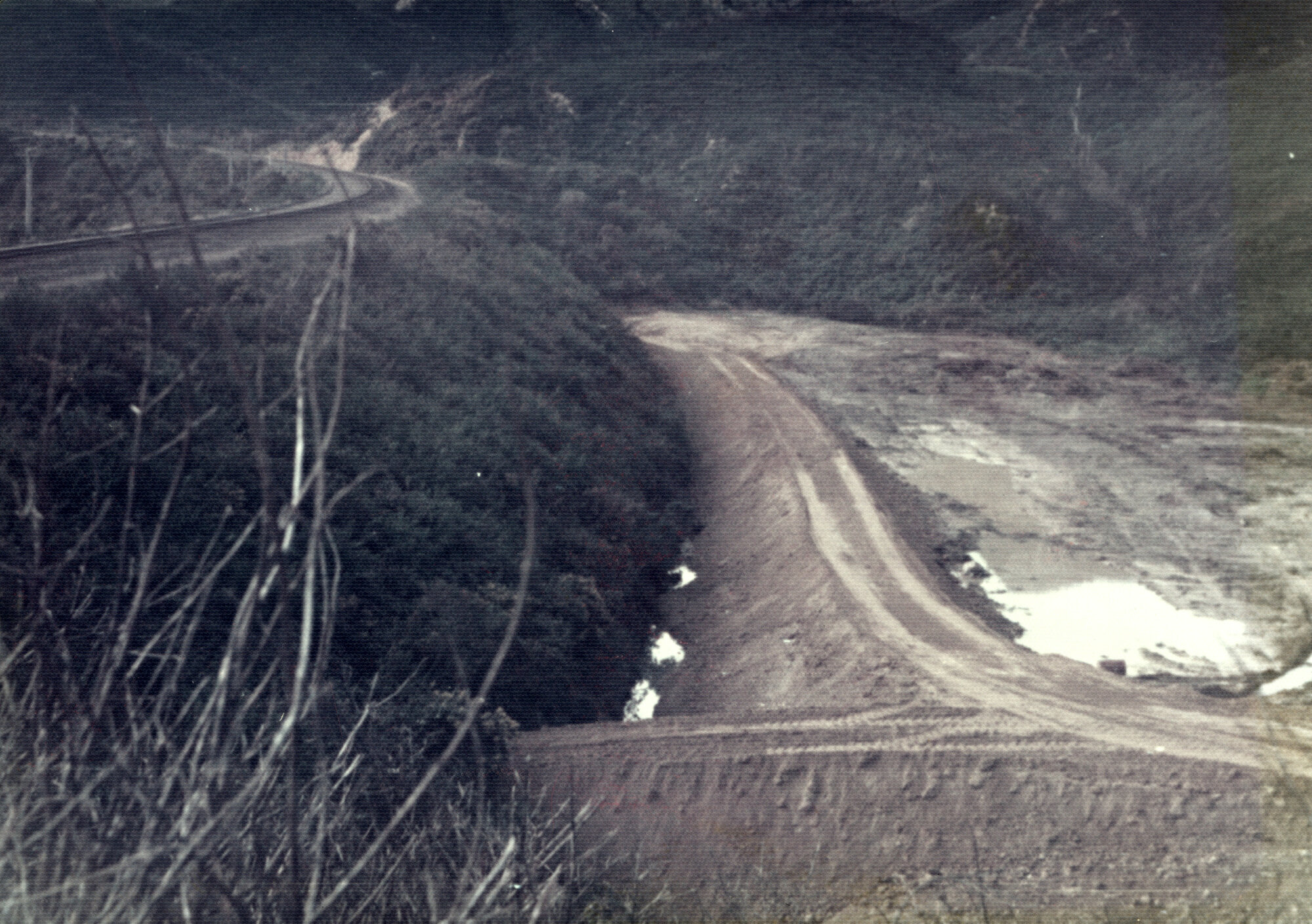 Kingsley Heights 1976 04; settlement pond on Housing Corporation land 02