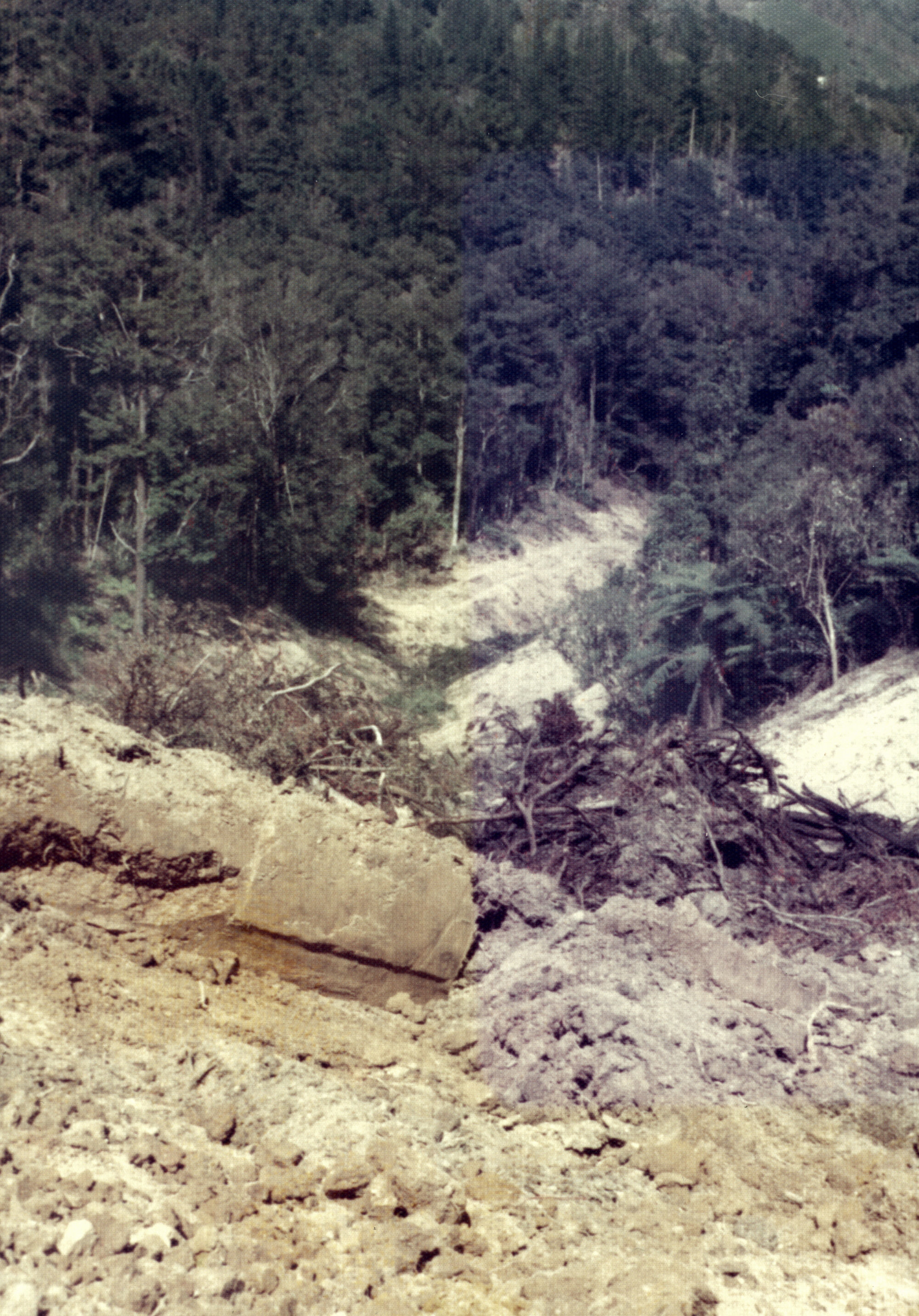 Kingsley Heights 1976 02; Fill 2 from first street (King Charles Drive) chainage 300 metres