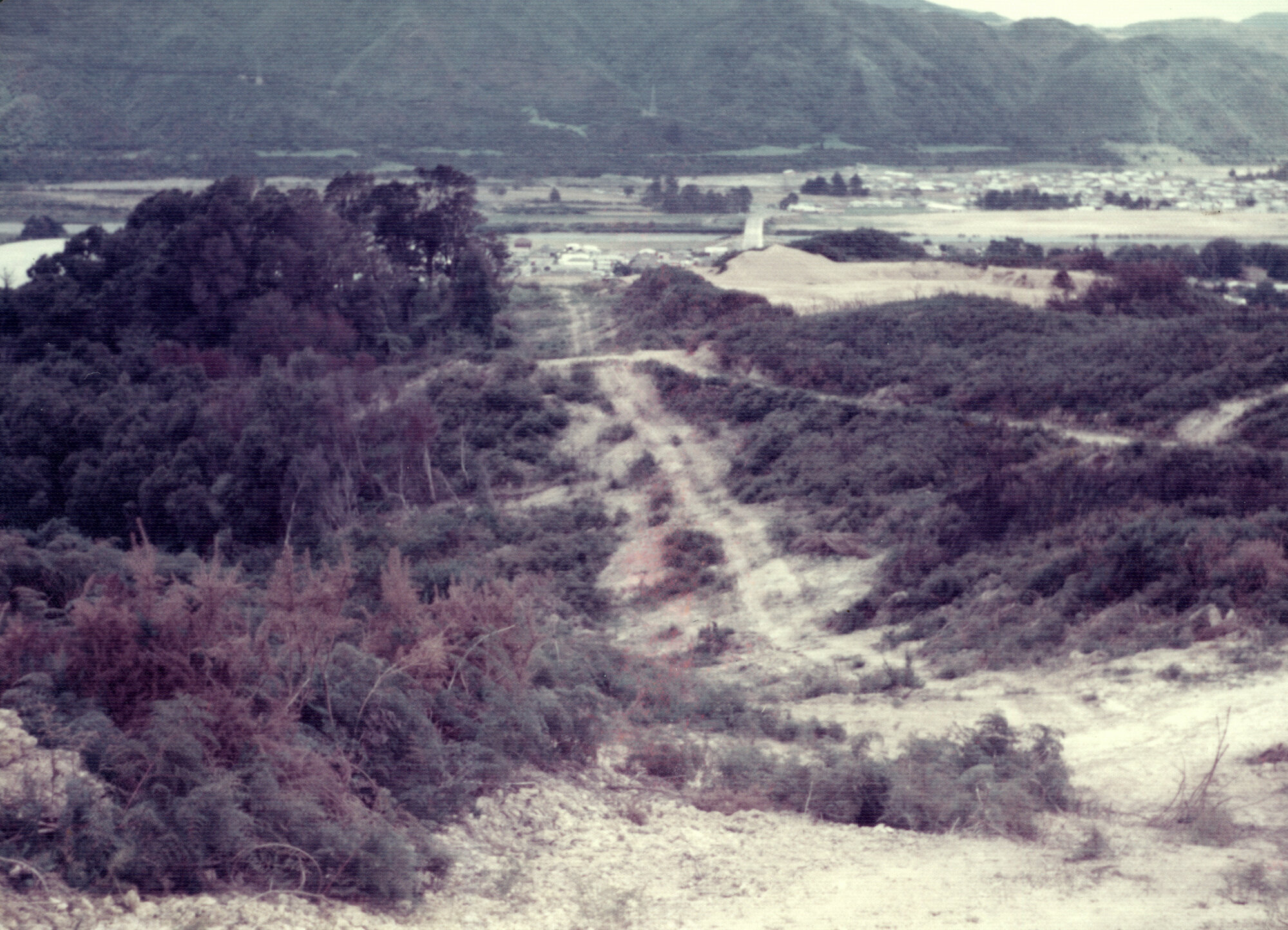 Kingsley Heights 1976 02; second street (Seymour Grove) chainage 200 metres