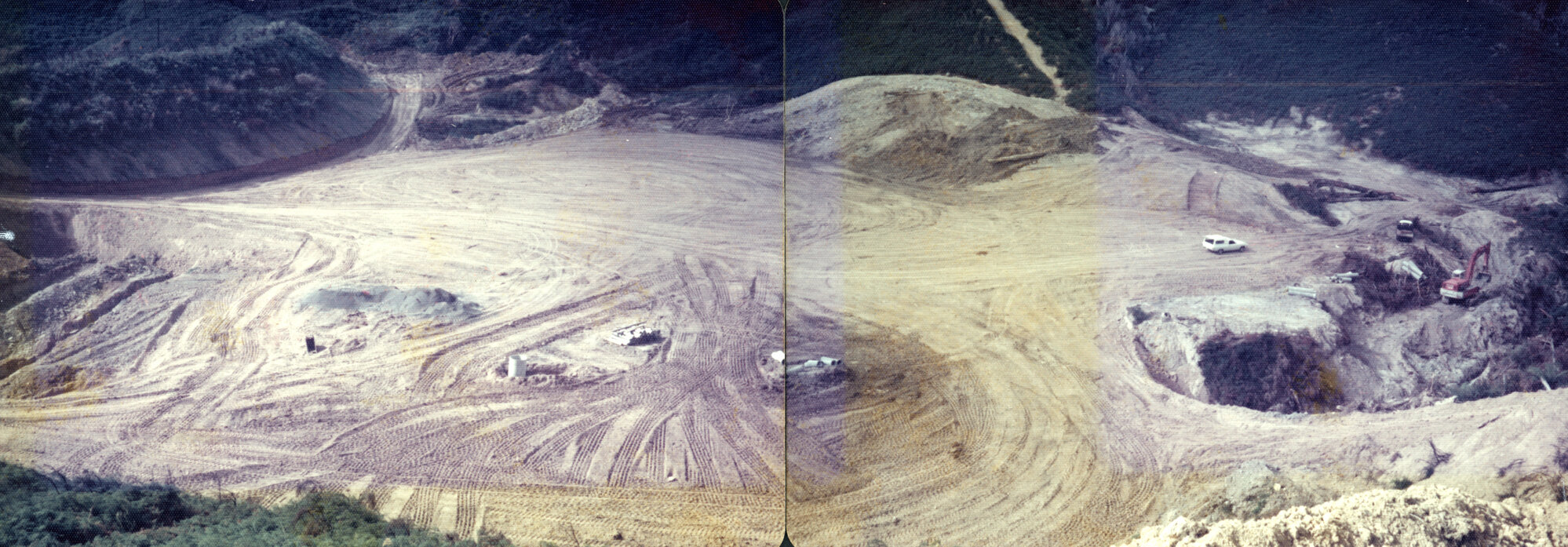 Kingsley Heights 1976 05; Fill 5 panorama looking east