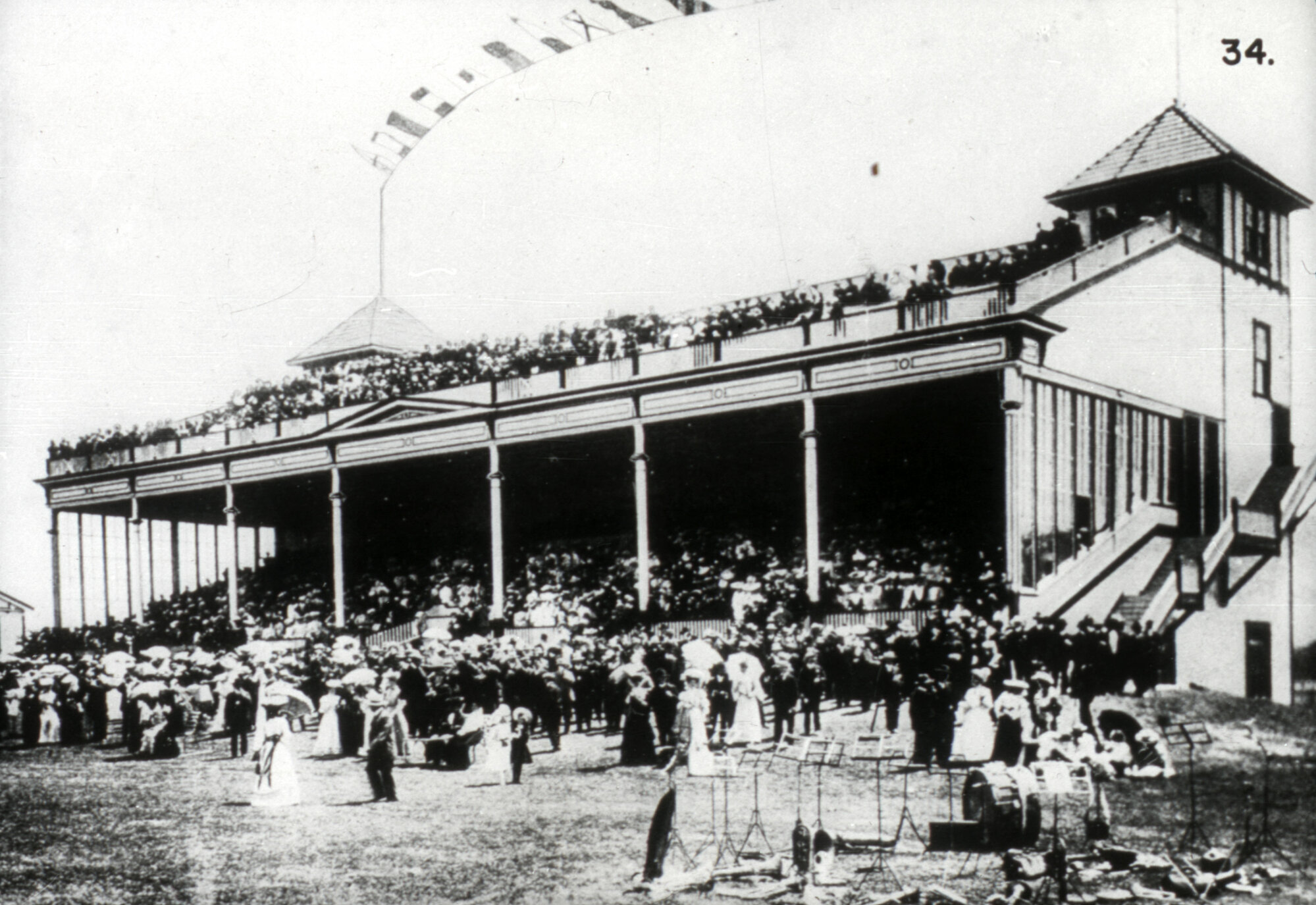 Hutt Valley History 34; Social Occasions 004; first racing at Trentham.