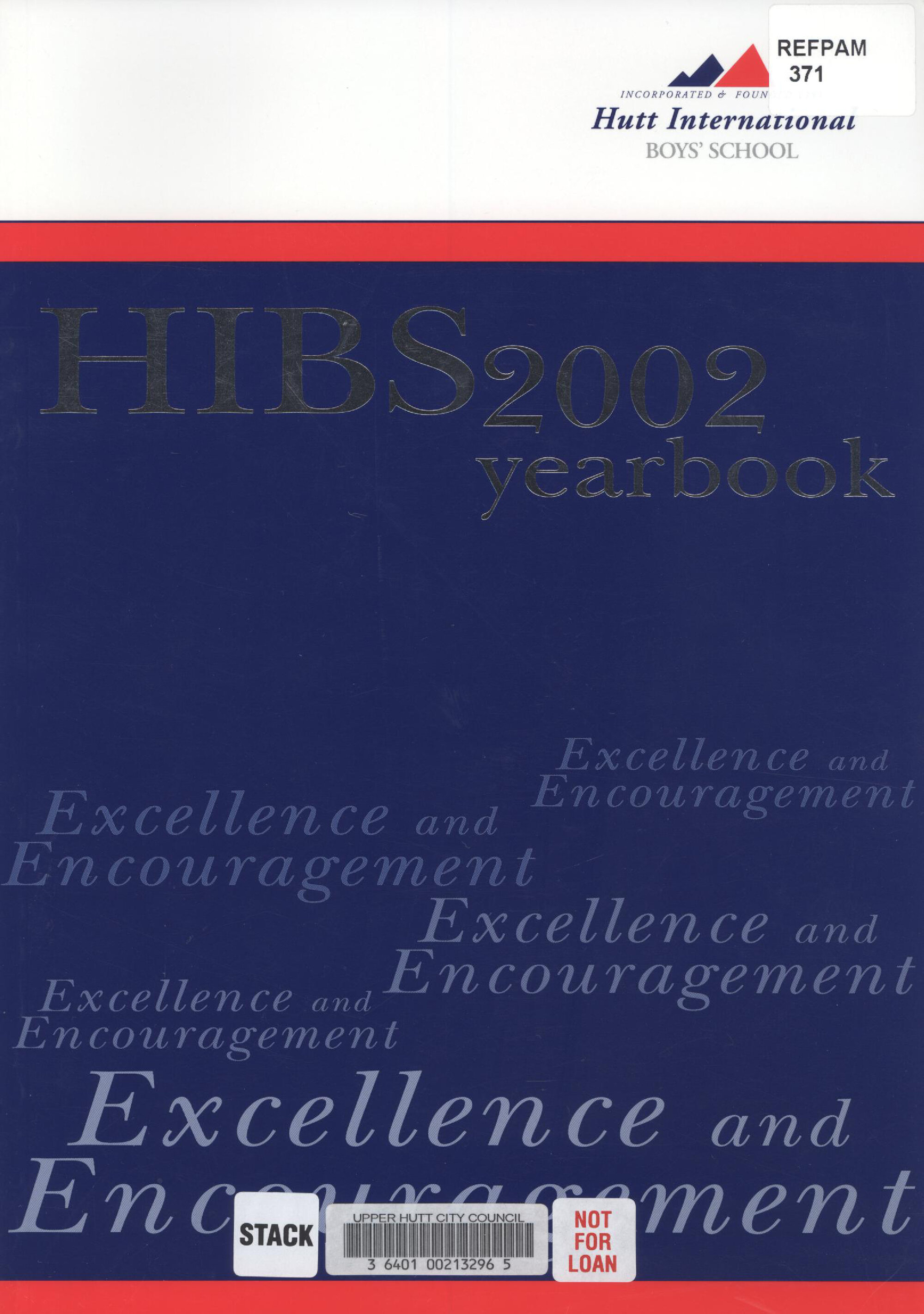 Hutt International Boys' School Yearbook 2002