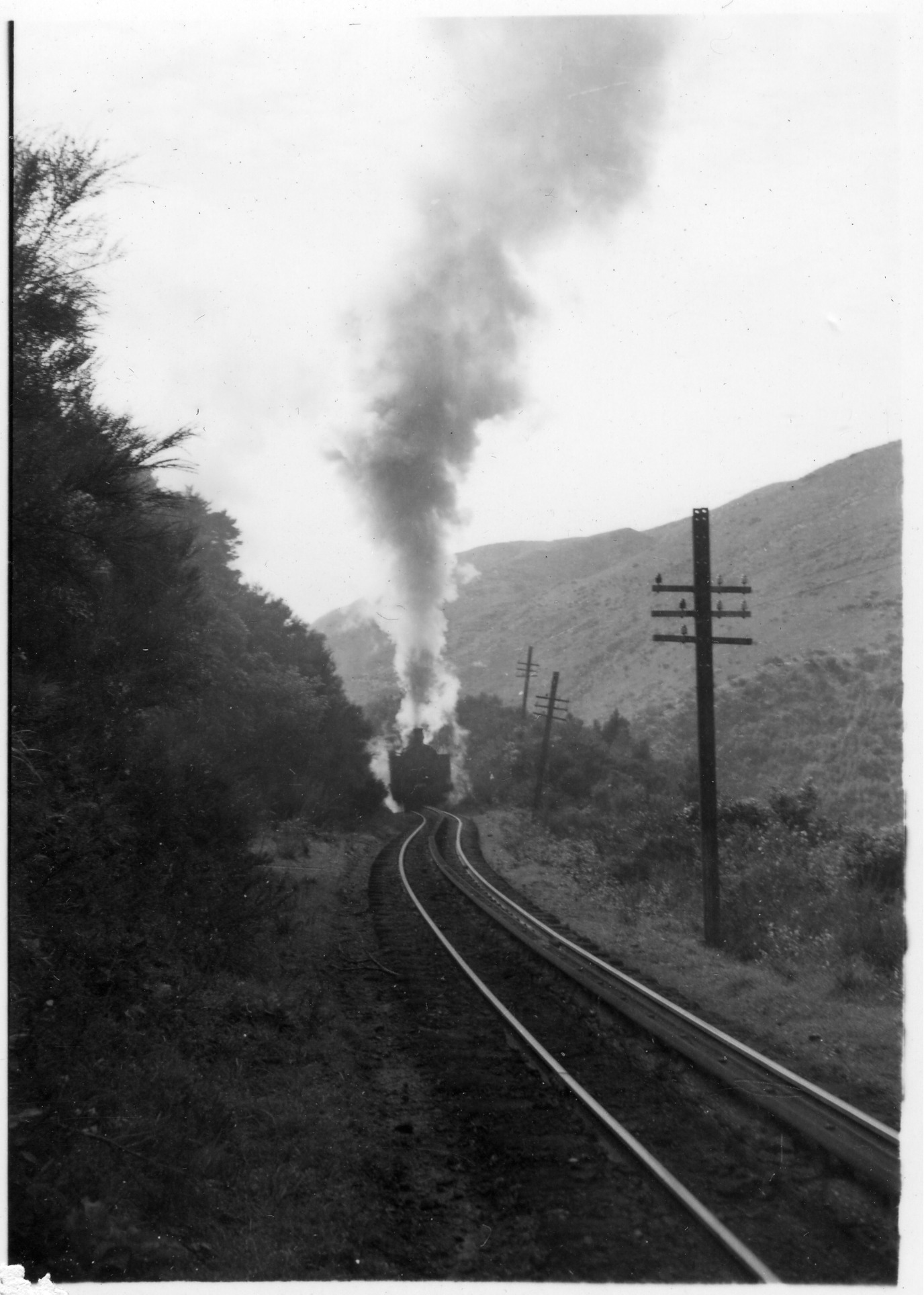 Rimutaka Incline; last train to travel over the line. [P1-1090-3459]
