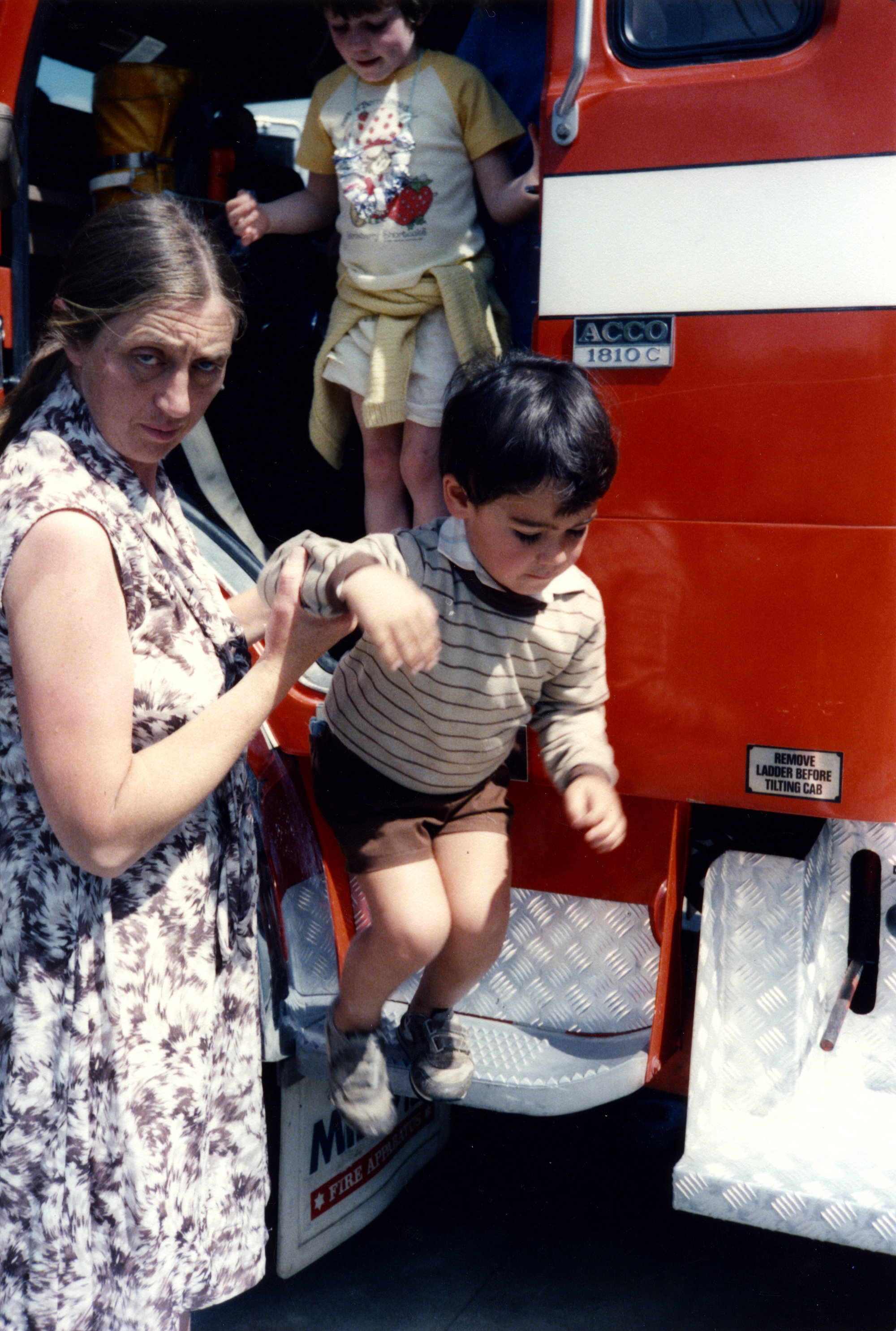 Silverstream Kindergarten; fire brigade visit