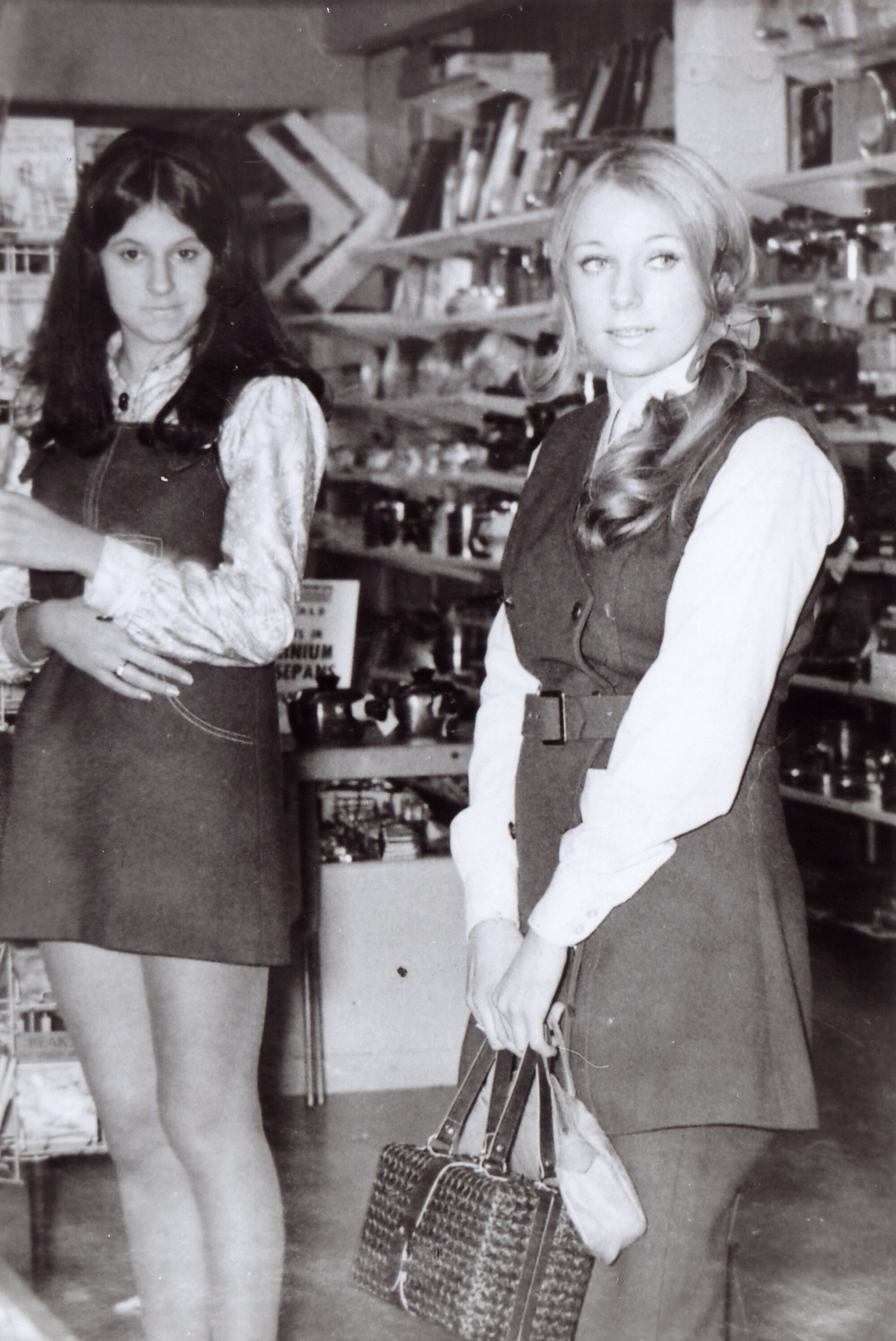 Hazelwoods staff; Susan Wakelin (right), travel department