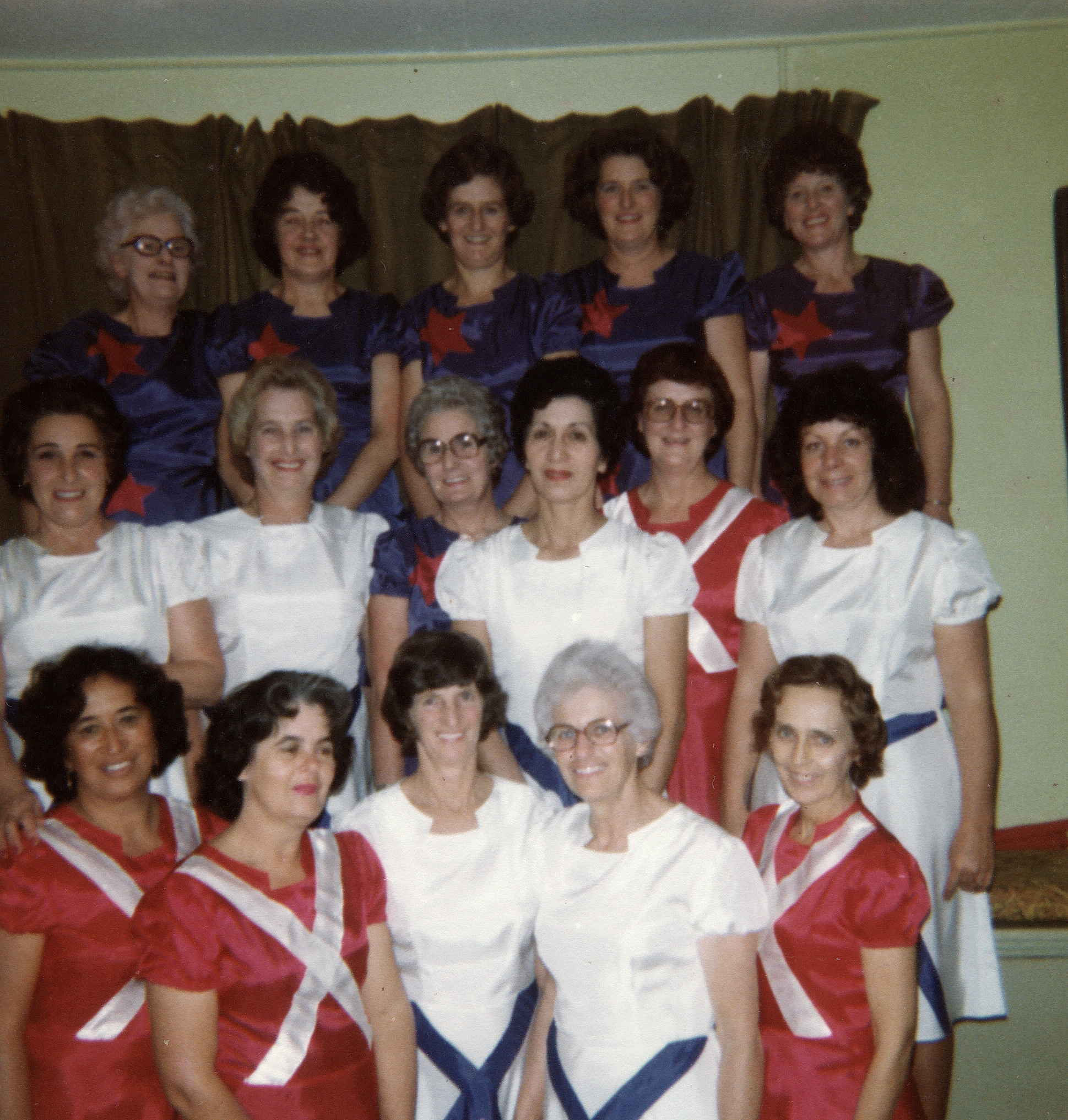 The Blue Ts Mothers Group 1979 002; Faith Green, bottom left.