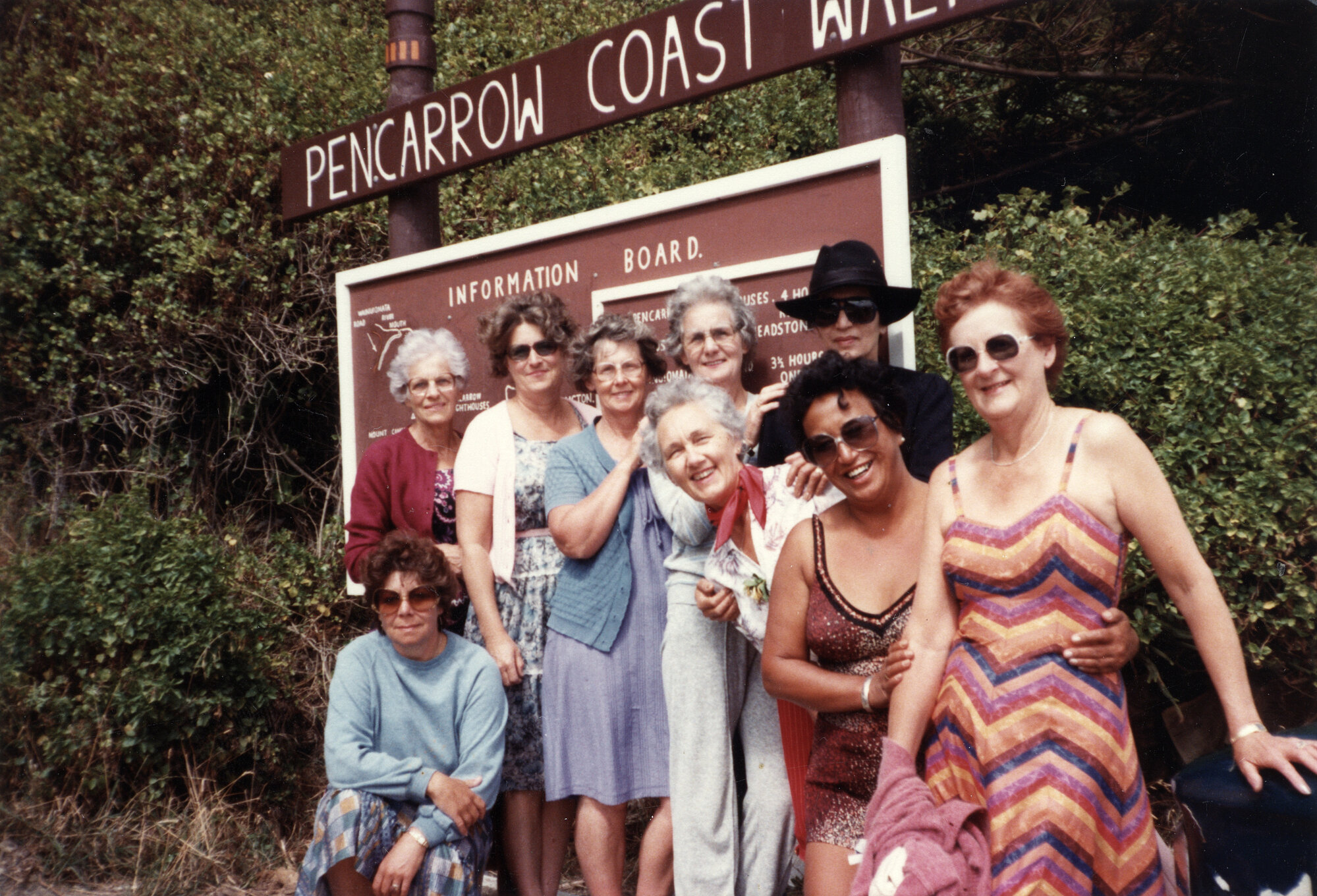 The Blue Ts Mothers Group 1983 005; Faith Green, second.