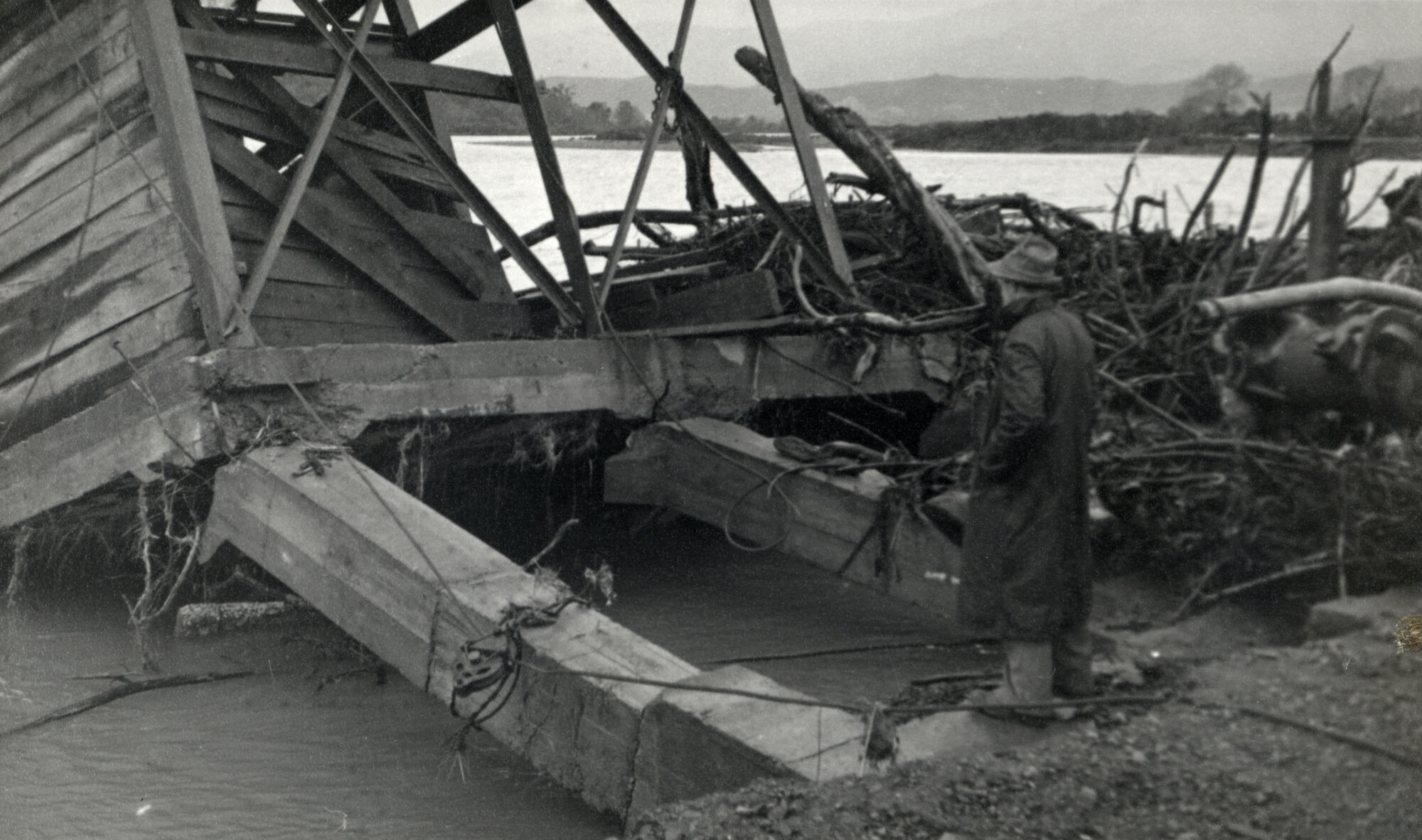 Whakatiki Shingle Works after flood