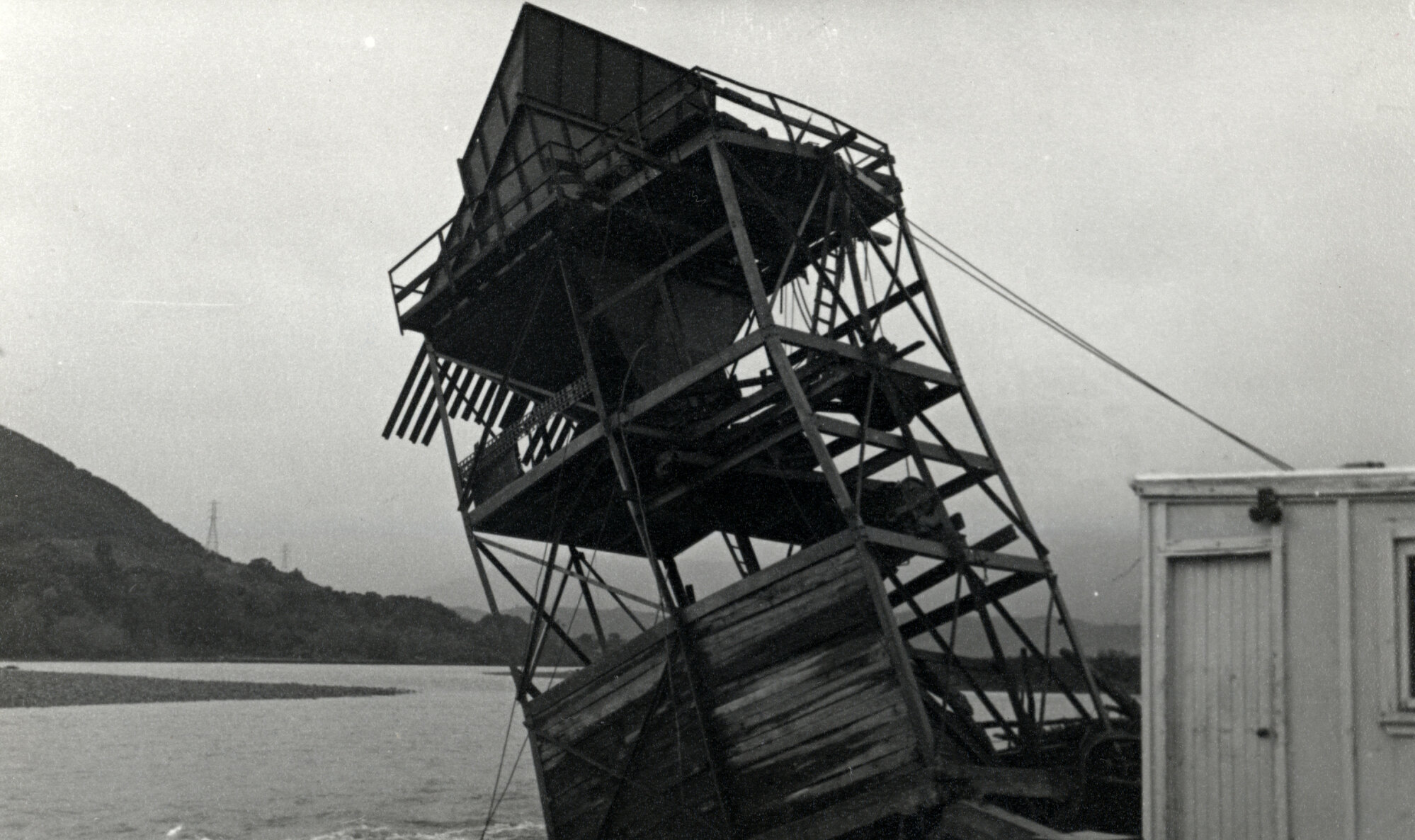 Whakatiki Shingle Works after flood