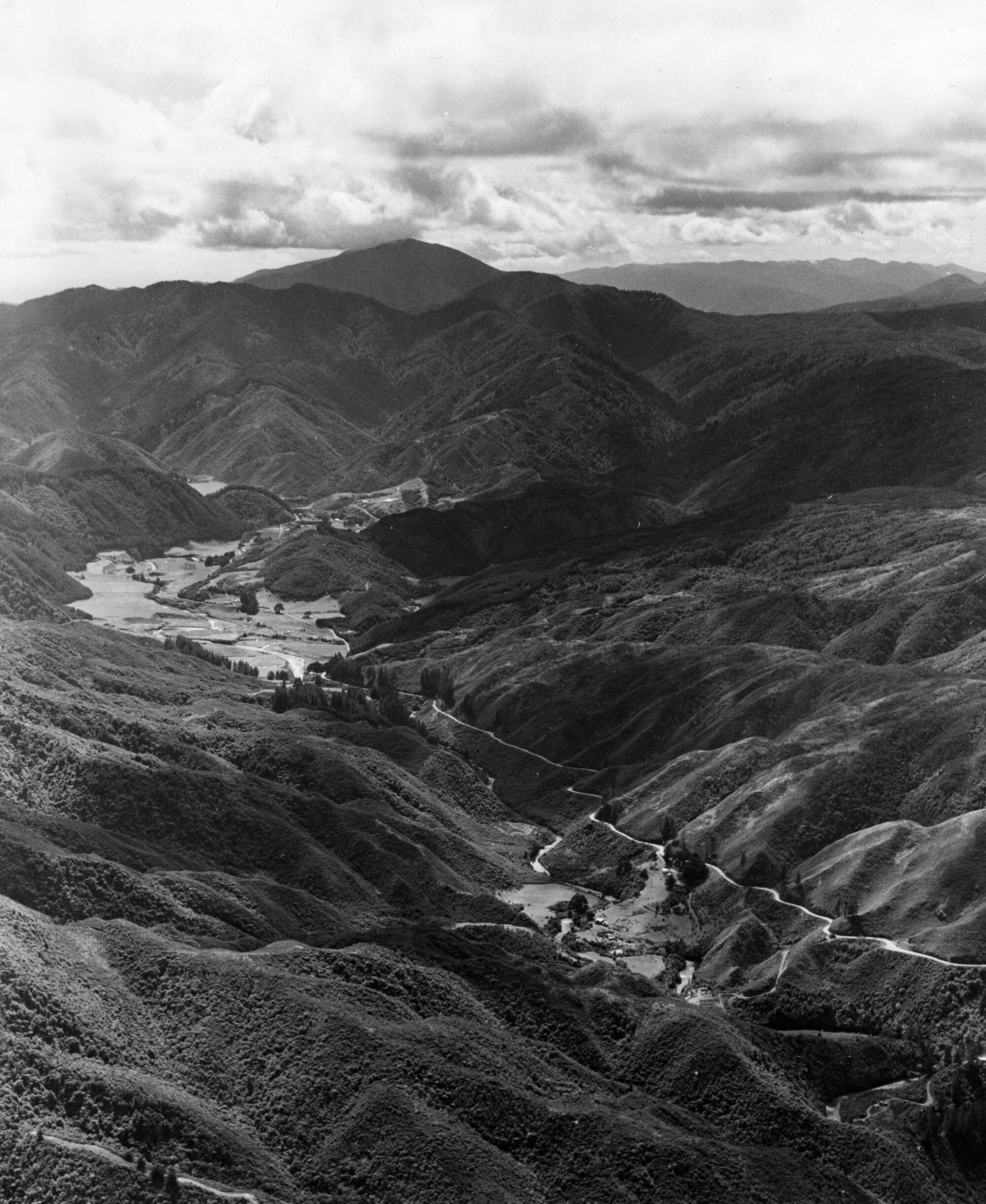 Akatarawa Valley looking north over Cloustonville. [P3-43-94]