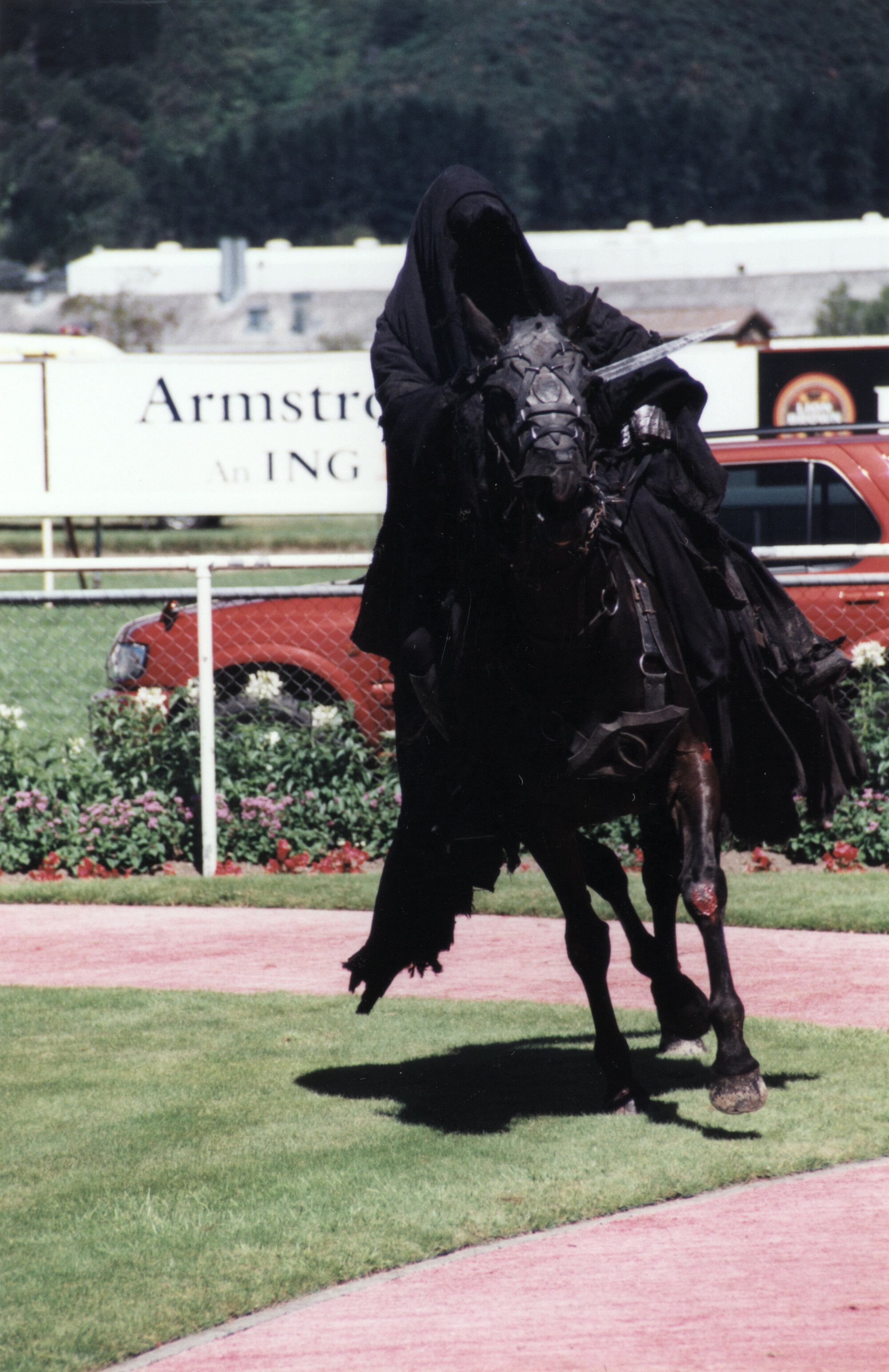 Trentham racecourse; Black Rider from the Lord of the Rings films.