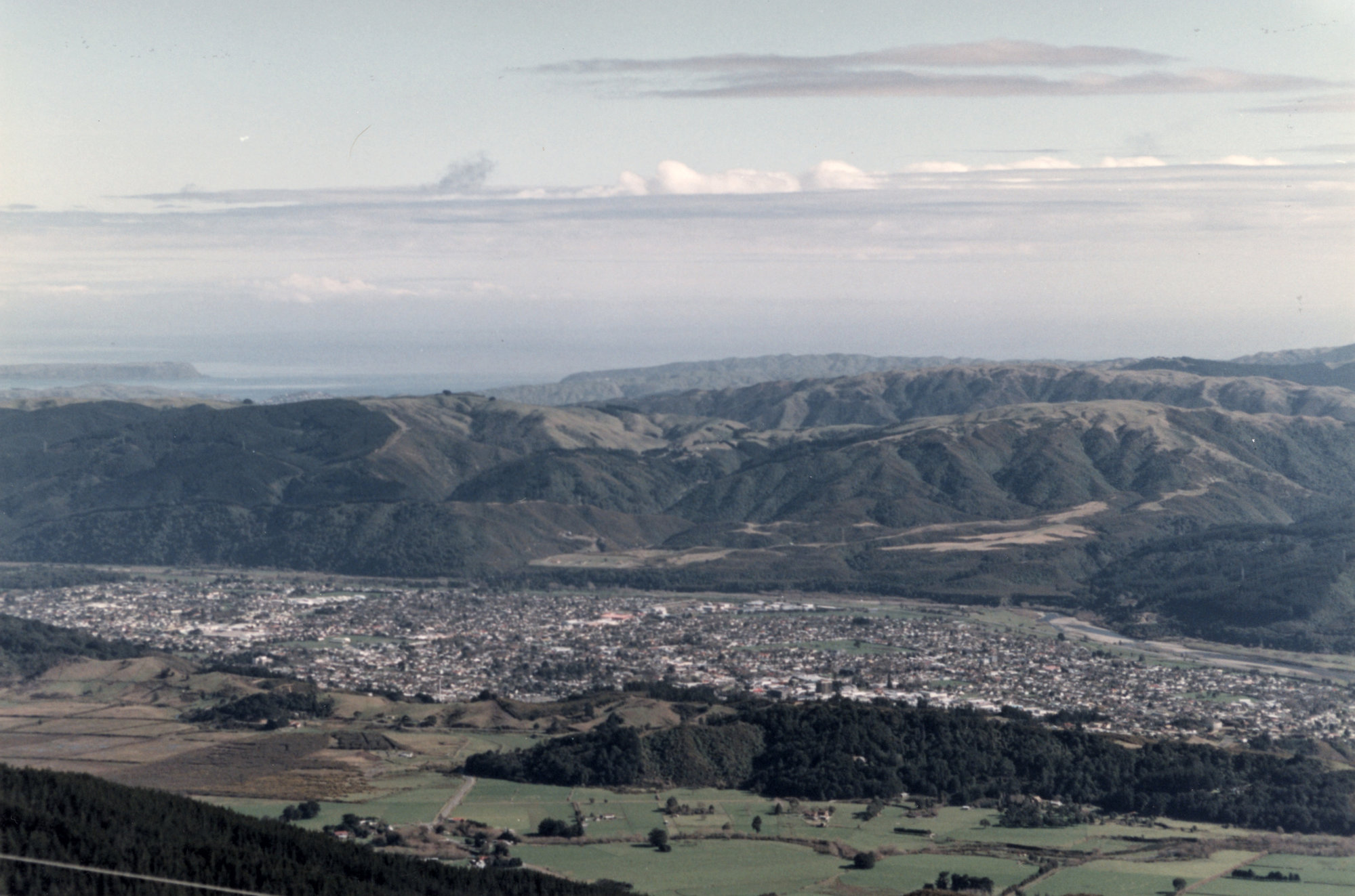 Aerial view 1997(?); looking west towards Craig's Flat