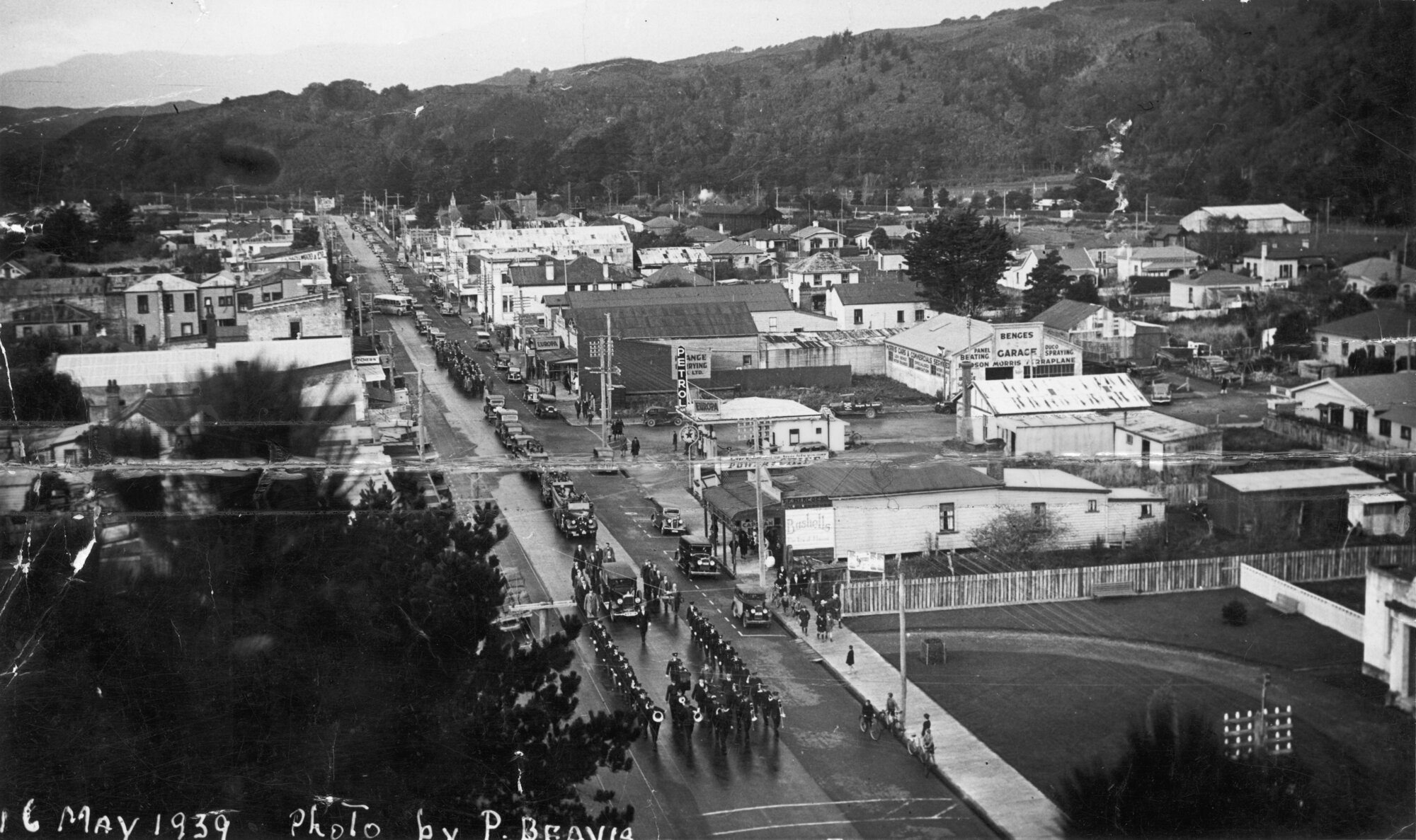 Funeral procession for Mayor Peter Robertson, 16 May 1939.
