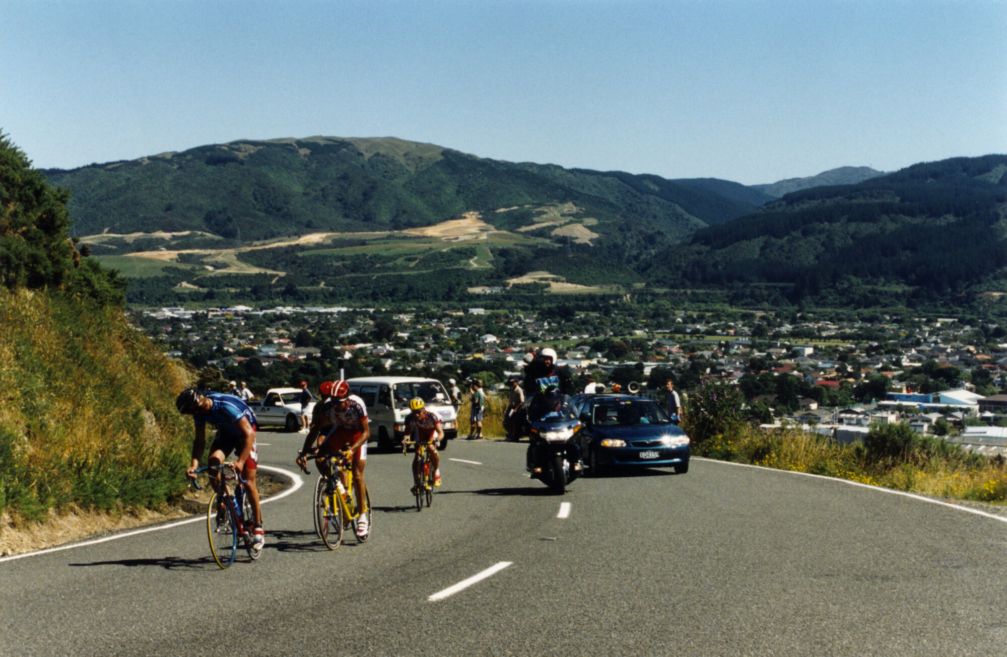 Cycling; Tour of Wellington; Wallaceville Hill Road.