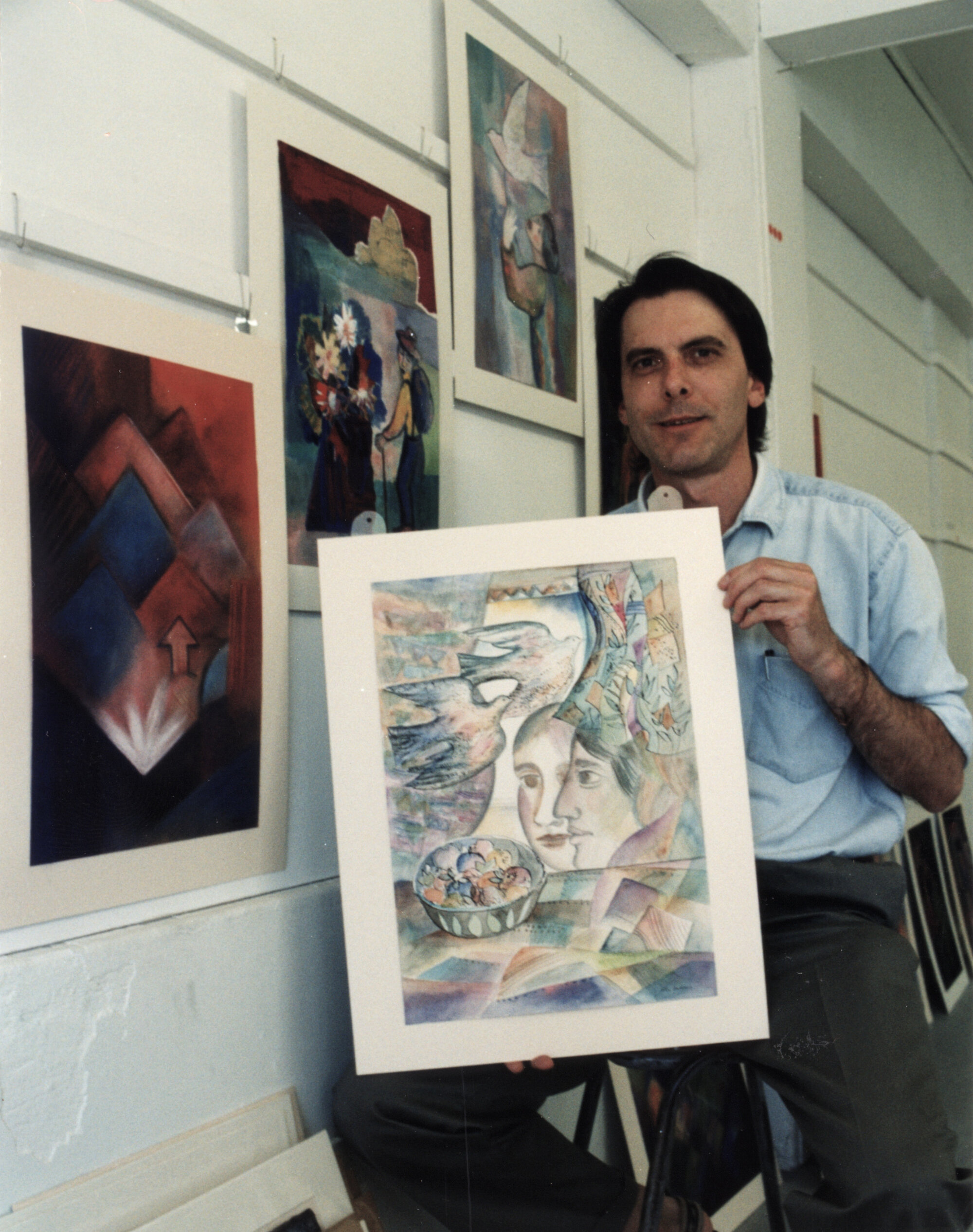 Archibald's Gallery; John Anthony exhibiting 90 paintings .