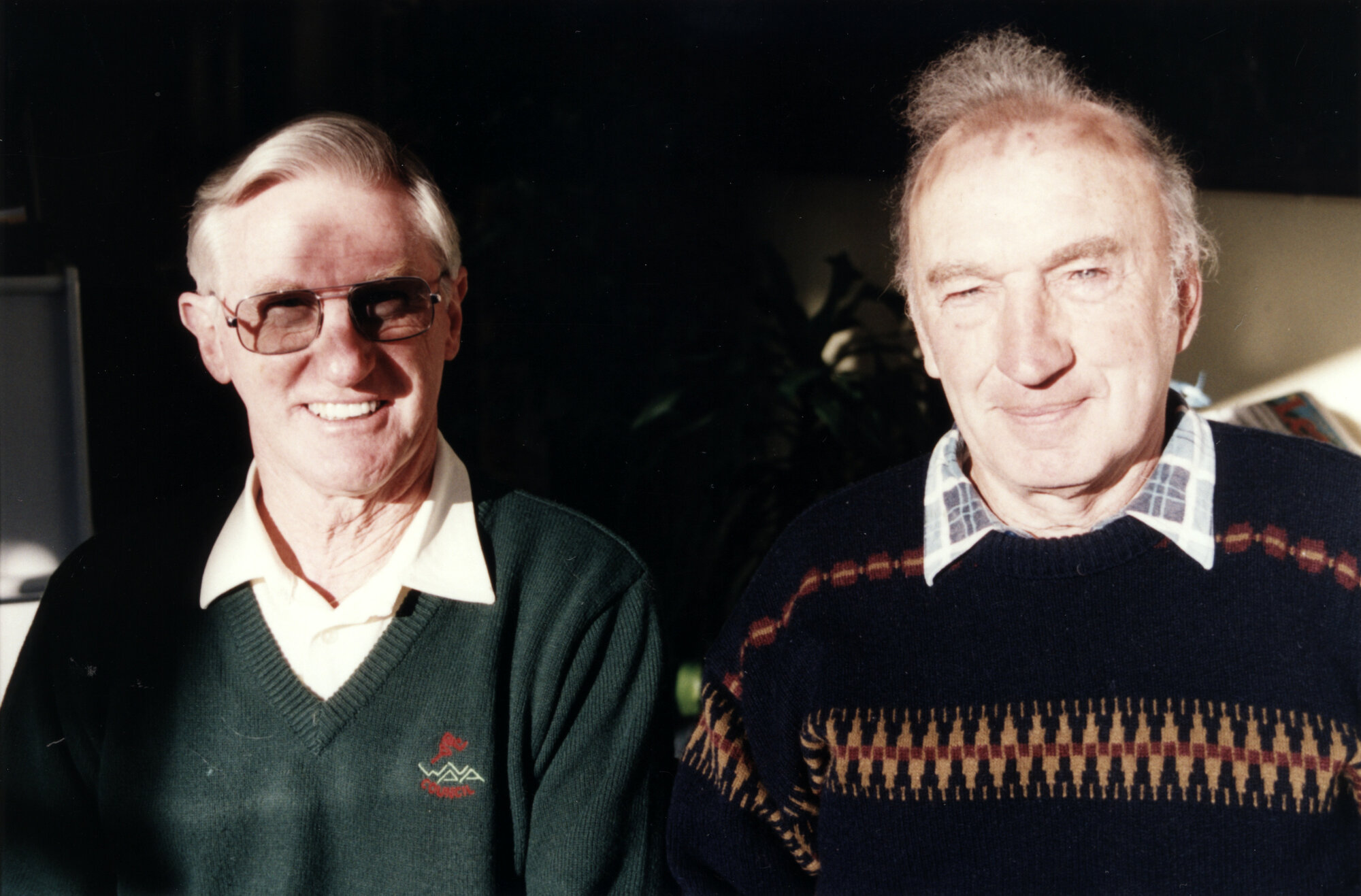 Soccer; Golden Oldies; captains Jim Blair (NZ/Rest of the World), Jim Warrender (Best of British).