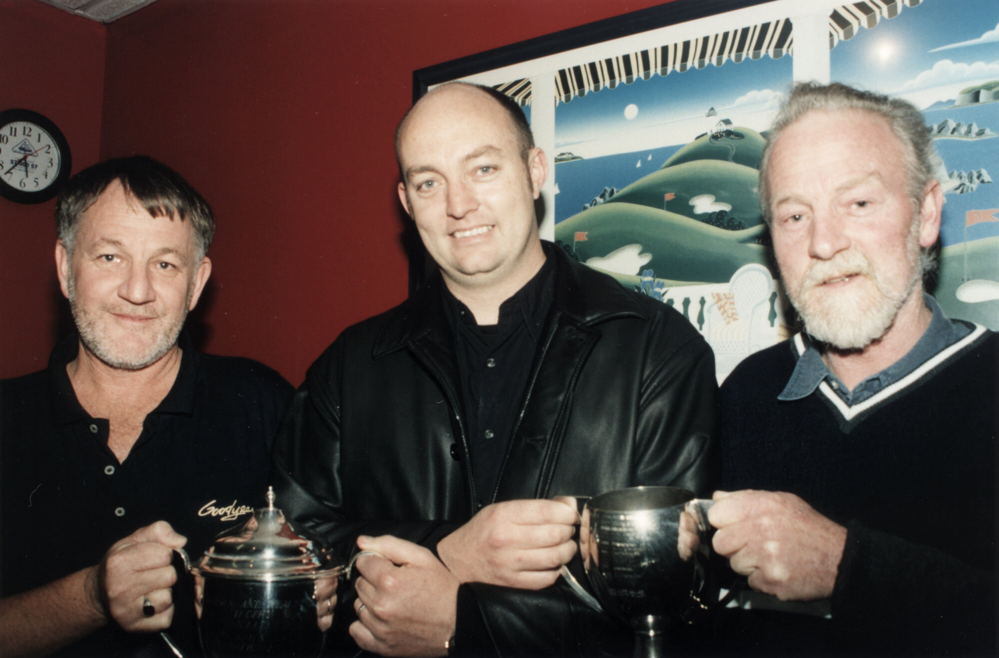Indoor bowls national champions; Ivan Barr (pairs), Neil Semple (singles), Roger Jones (pairs).