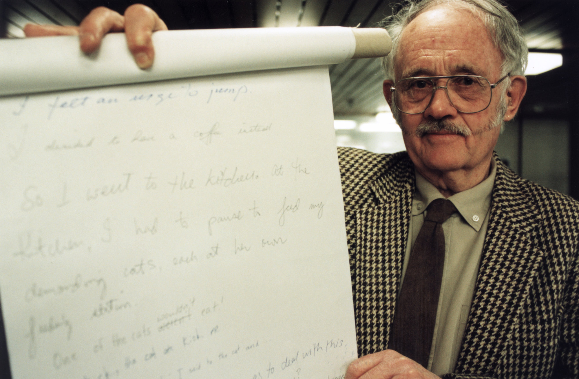 Upper Hutt Adult Reading and Learning Assistance member with 107-author continuous story.