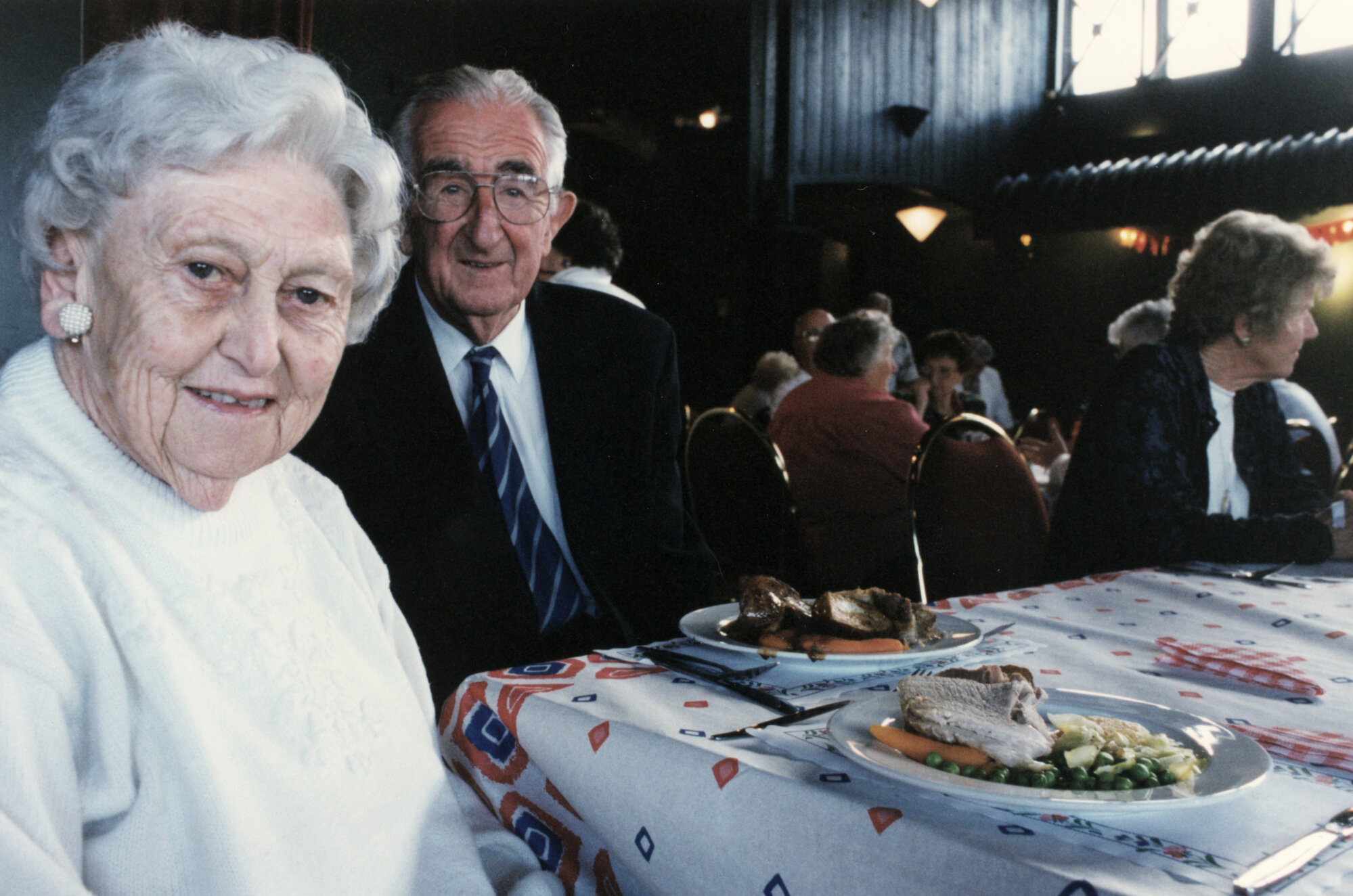 Rimutaka Tavern 'Signals' restaurant; annual Christmas meals; Betty and Ernie Quinlan.