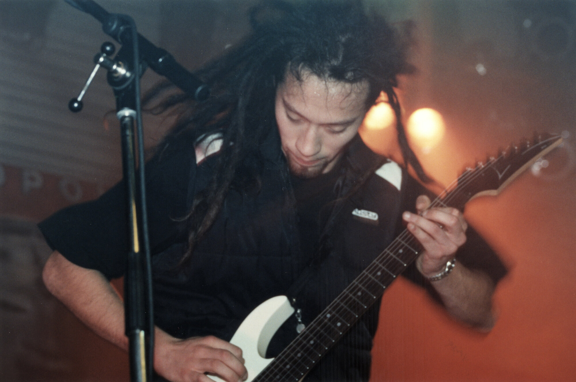 Rimutaka Licensing Trust RAPID rock concert; Tadpole lead guitarist Chris Young.