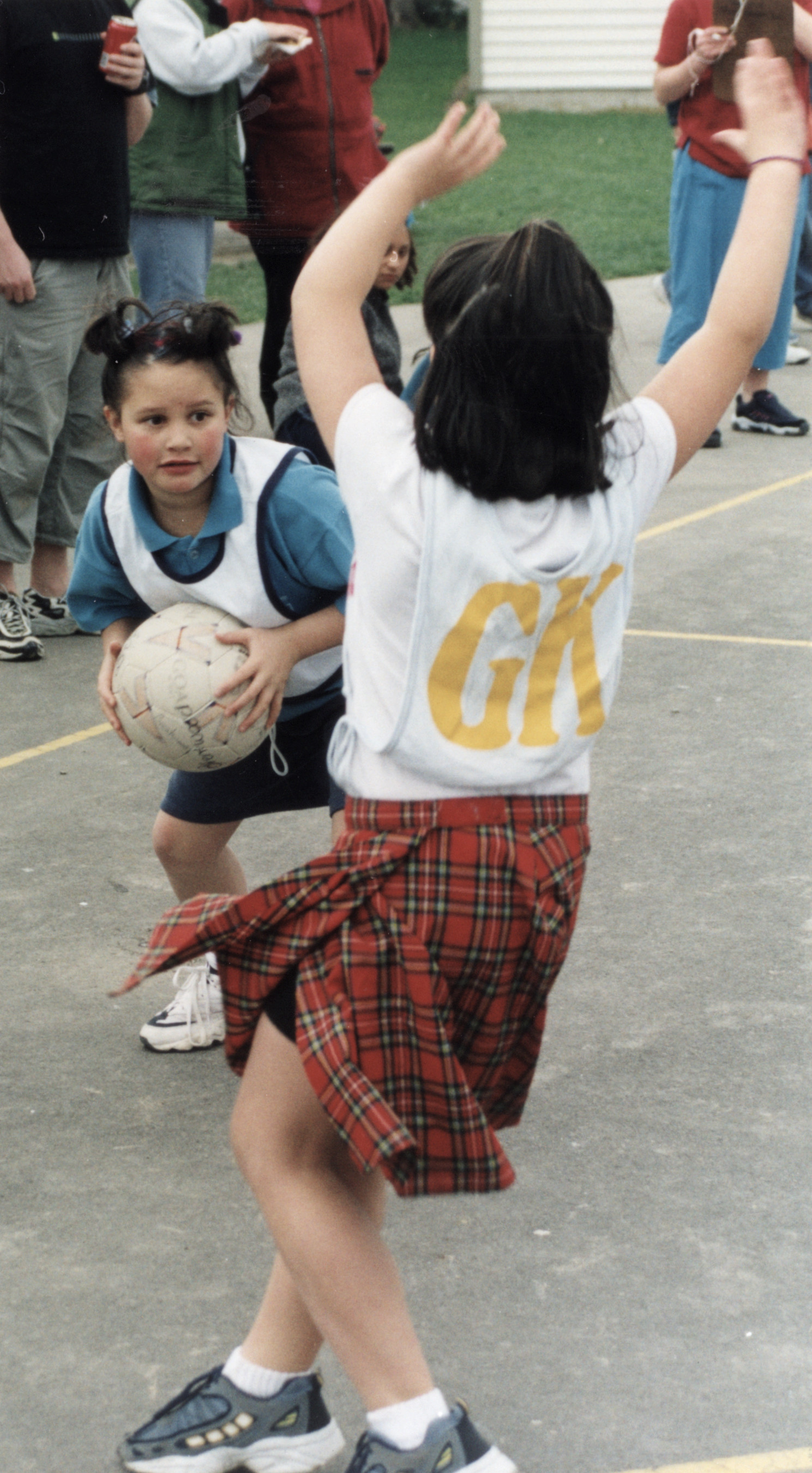 Netball; Brentwood School (blue tops), 12, vs Silverpine Diamonds, 10.