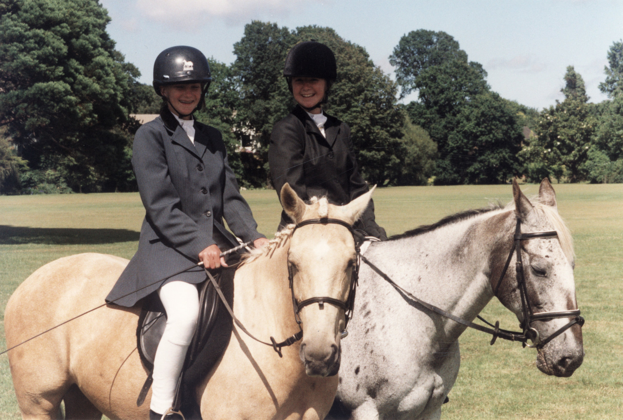 Upper Valley Equestrian Day, Trentham Memorial Park; Kelsey and Belinda Beckett, from Te Marua.