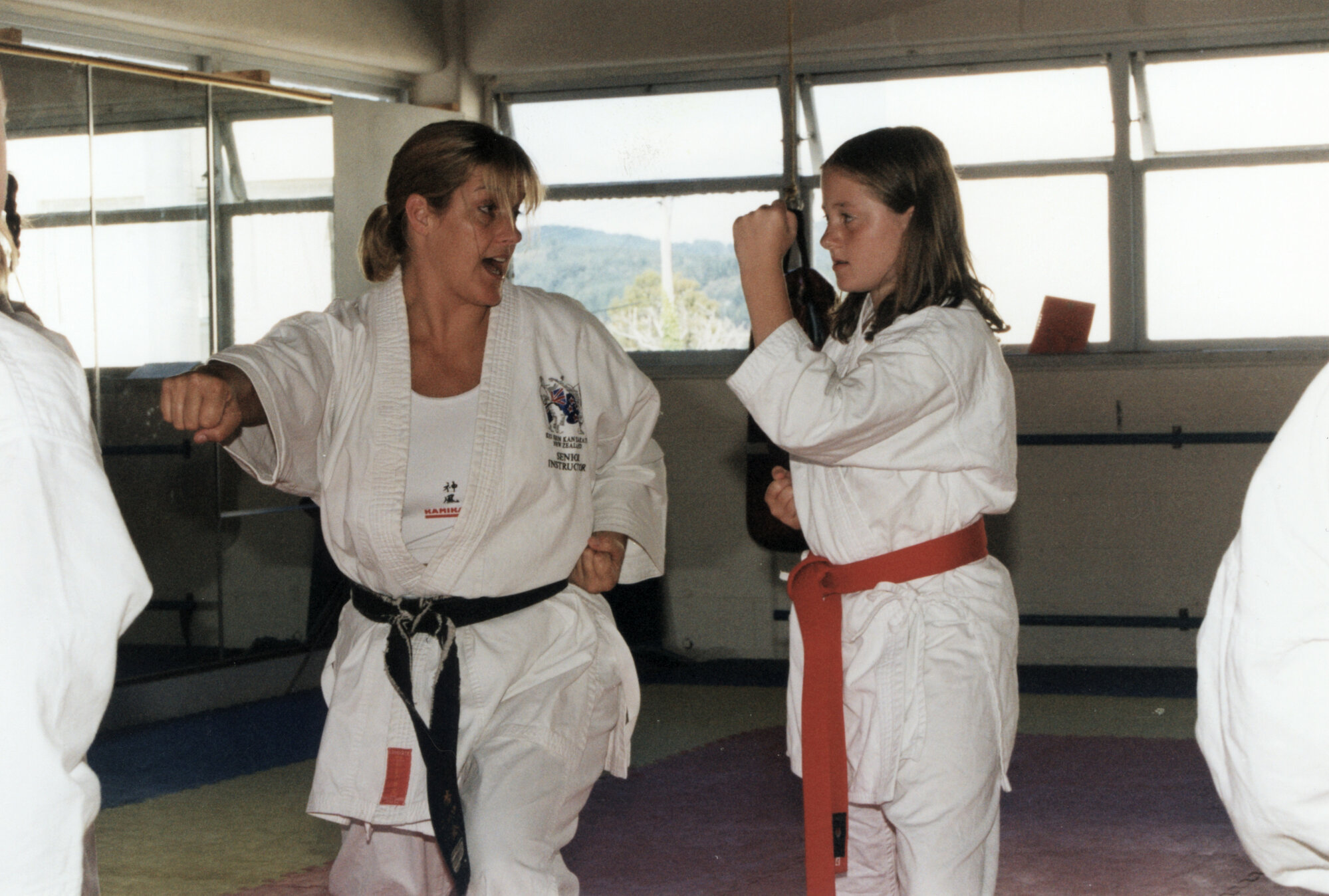 Karate; KSK Karate at 585a Fergusson Drive; instructor Stella Lenihan and student.