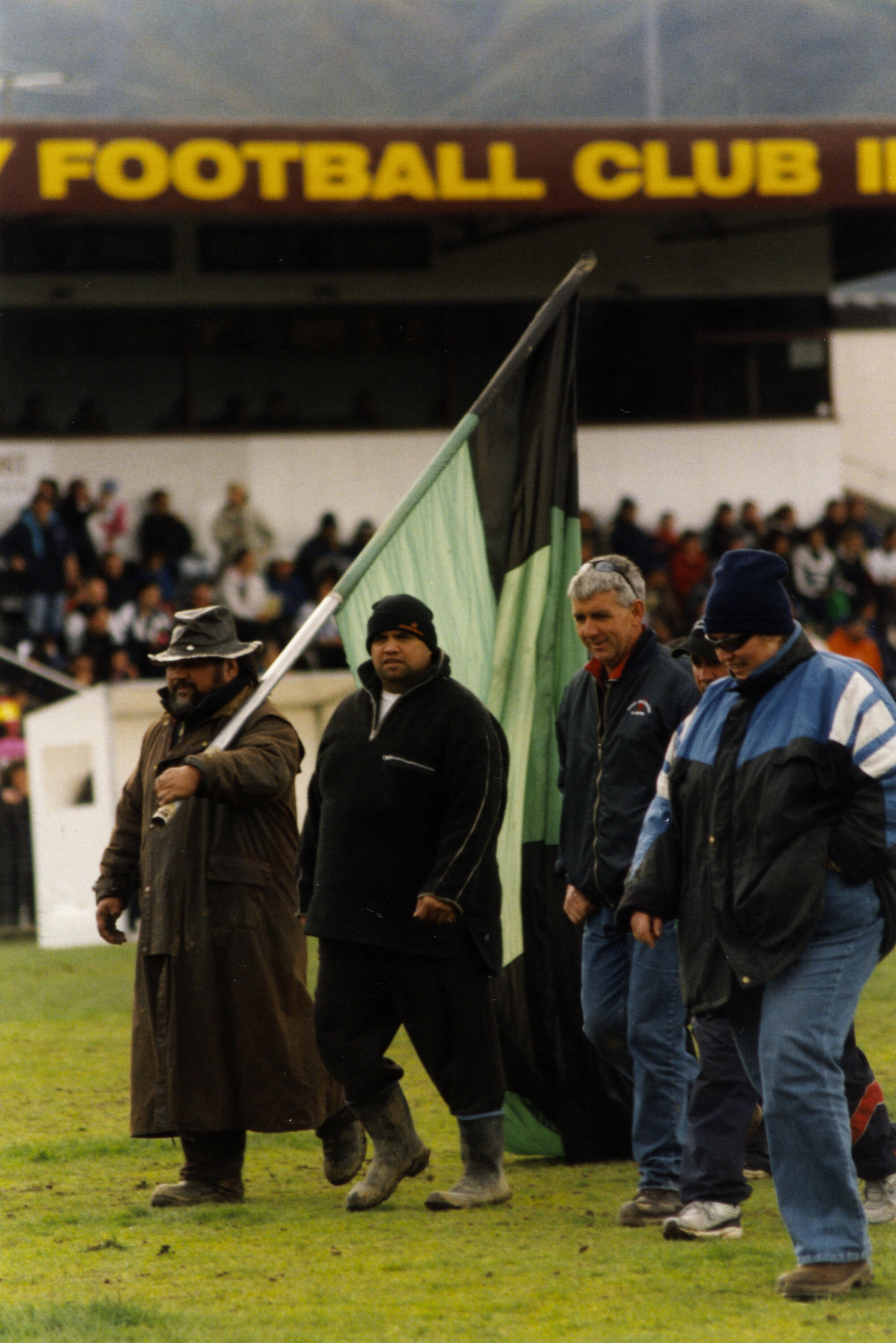 Rugby League; grand final, Maidstone Park; Petone 26, Wainuiomata 20; Wainuiomata supporters.