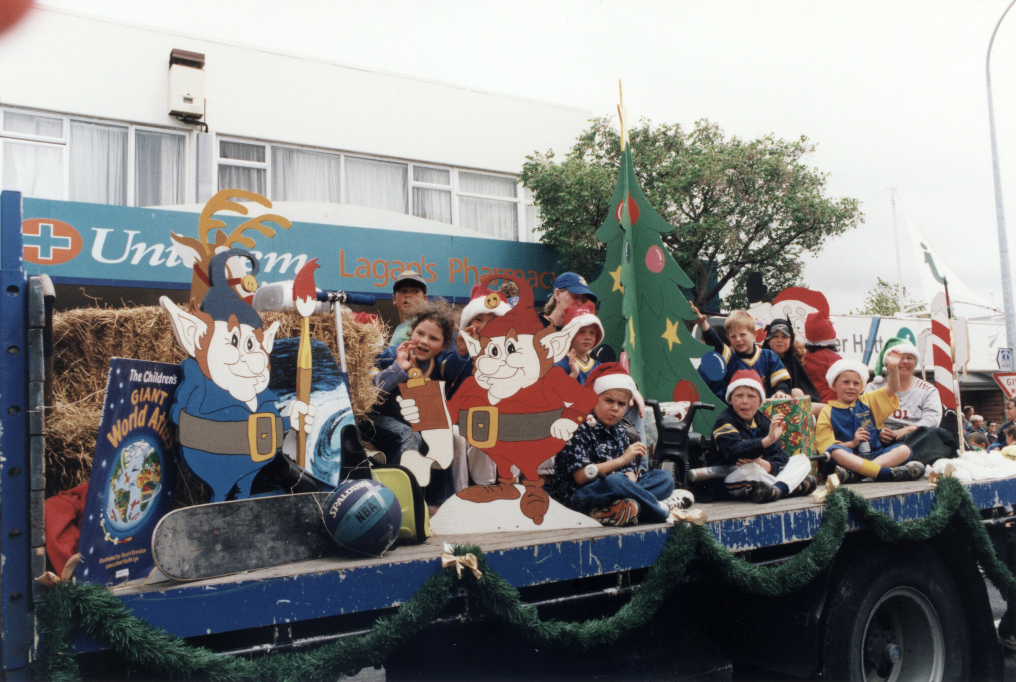 Christmas parade 2003; unidentified children's group.