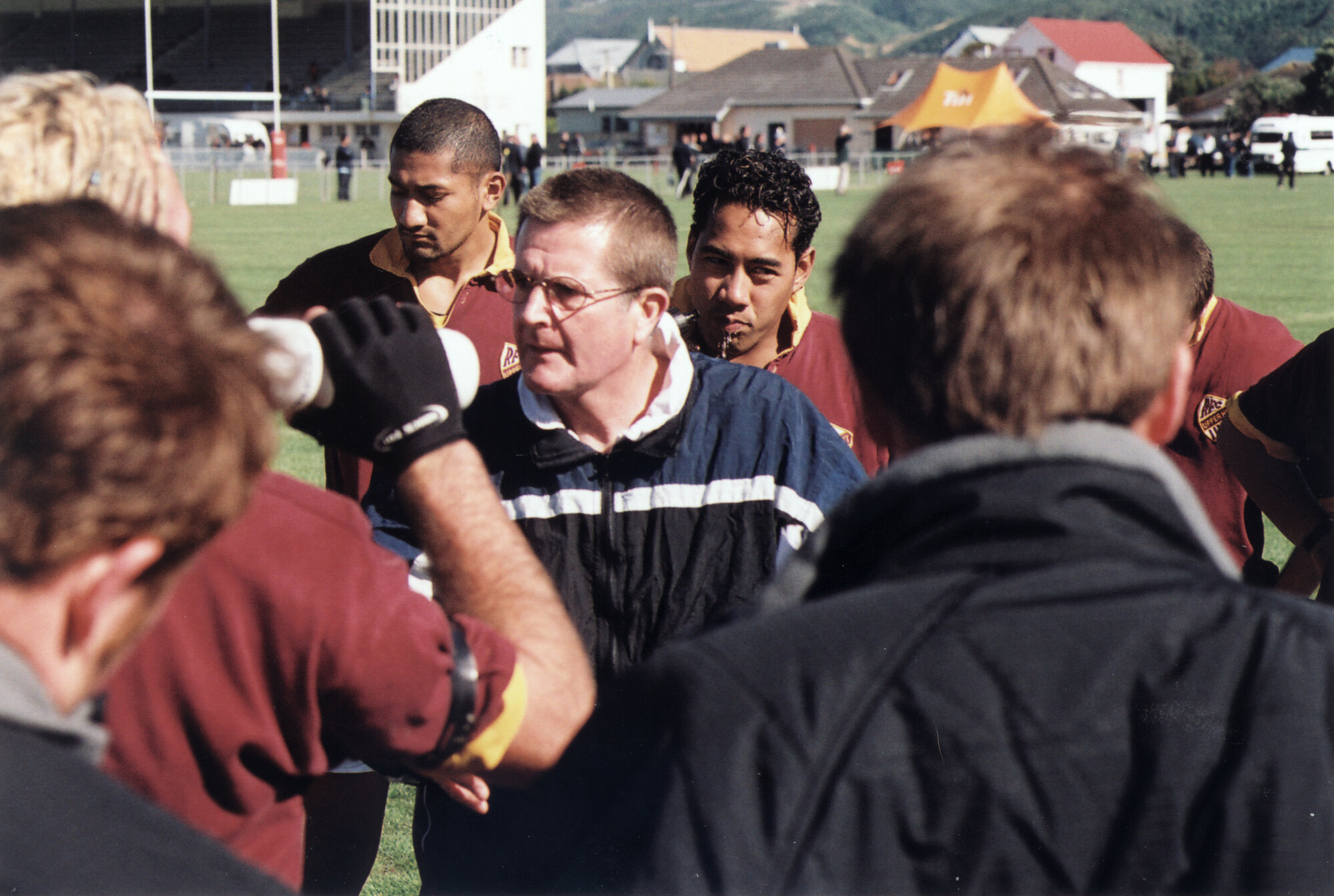 Rugby; mayor Wayne Guppy stands in as senior one coach.