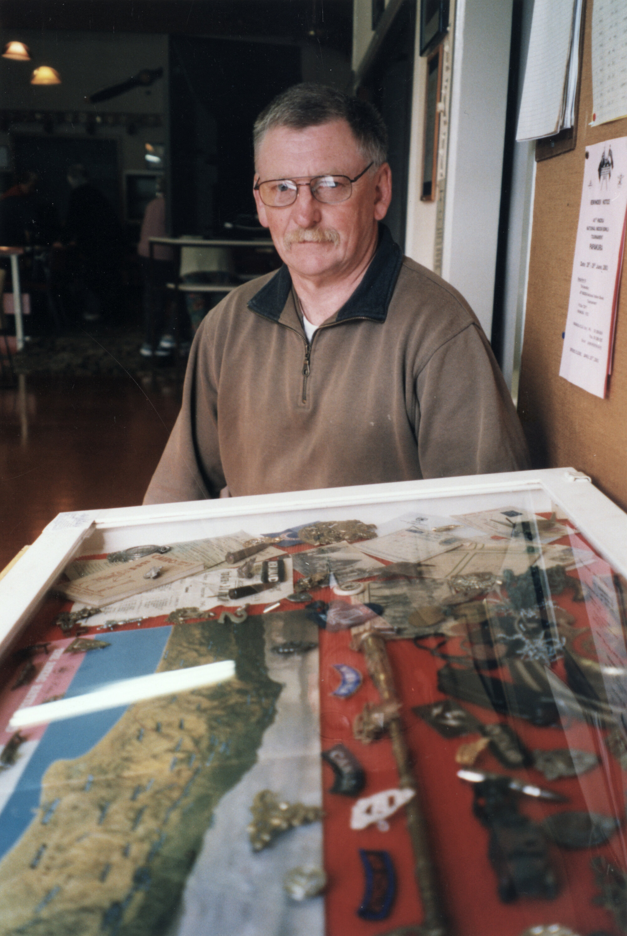 Golder Cottage; Ron Jarvis and Anzac Day exhibit.