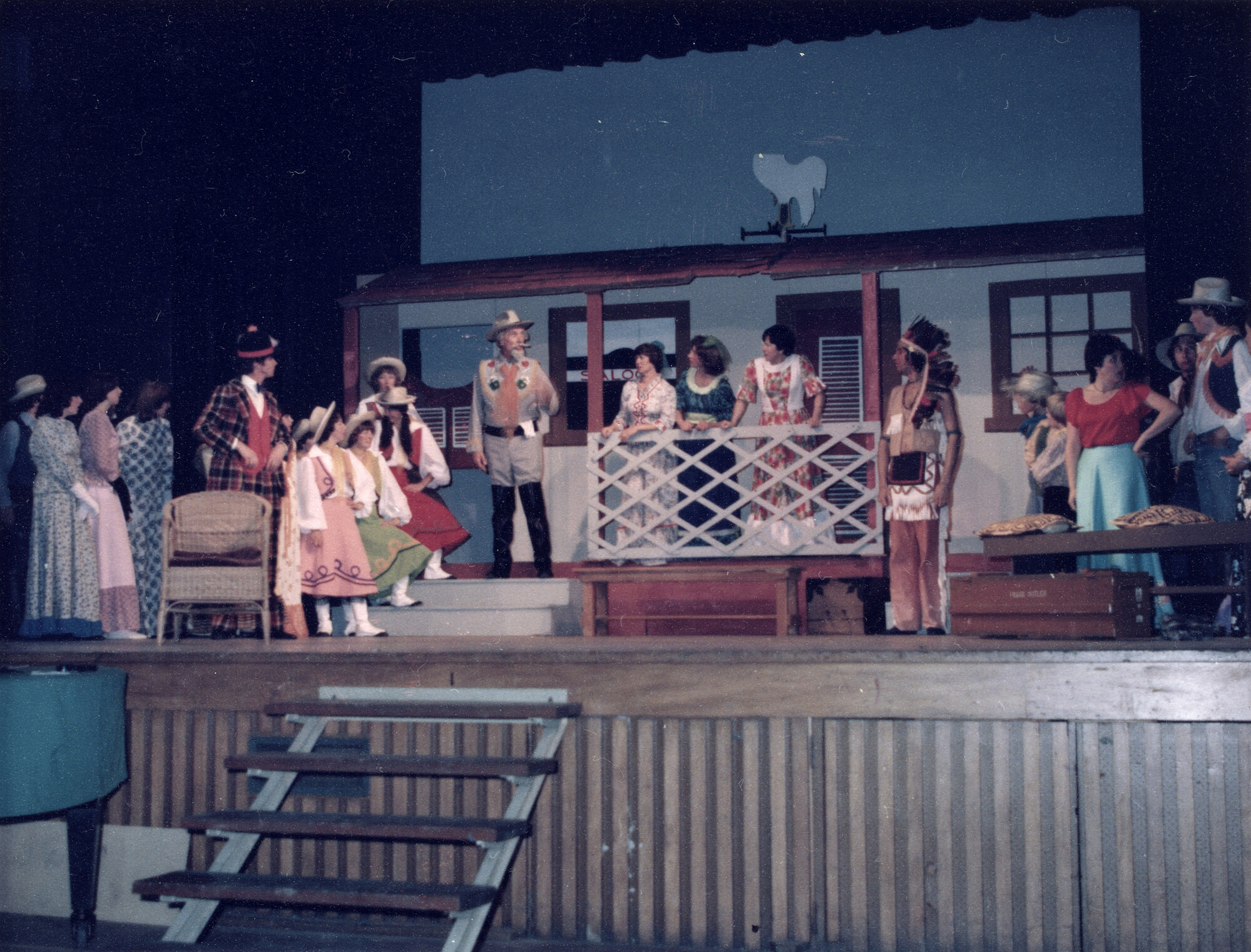 Annie Get Your Gun 002; Heretaunga College hall.