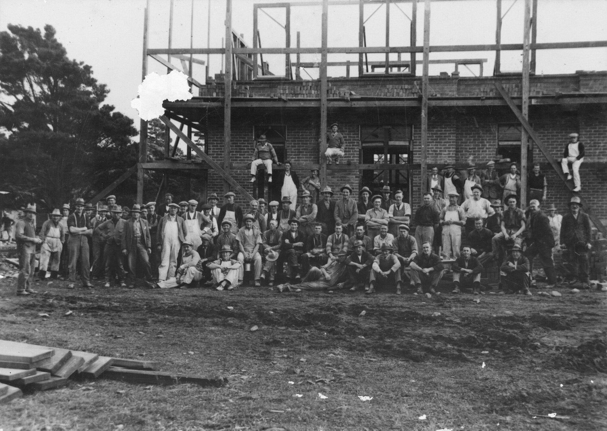 St Patrick's College under construction, 1929.