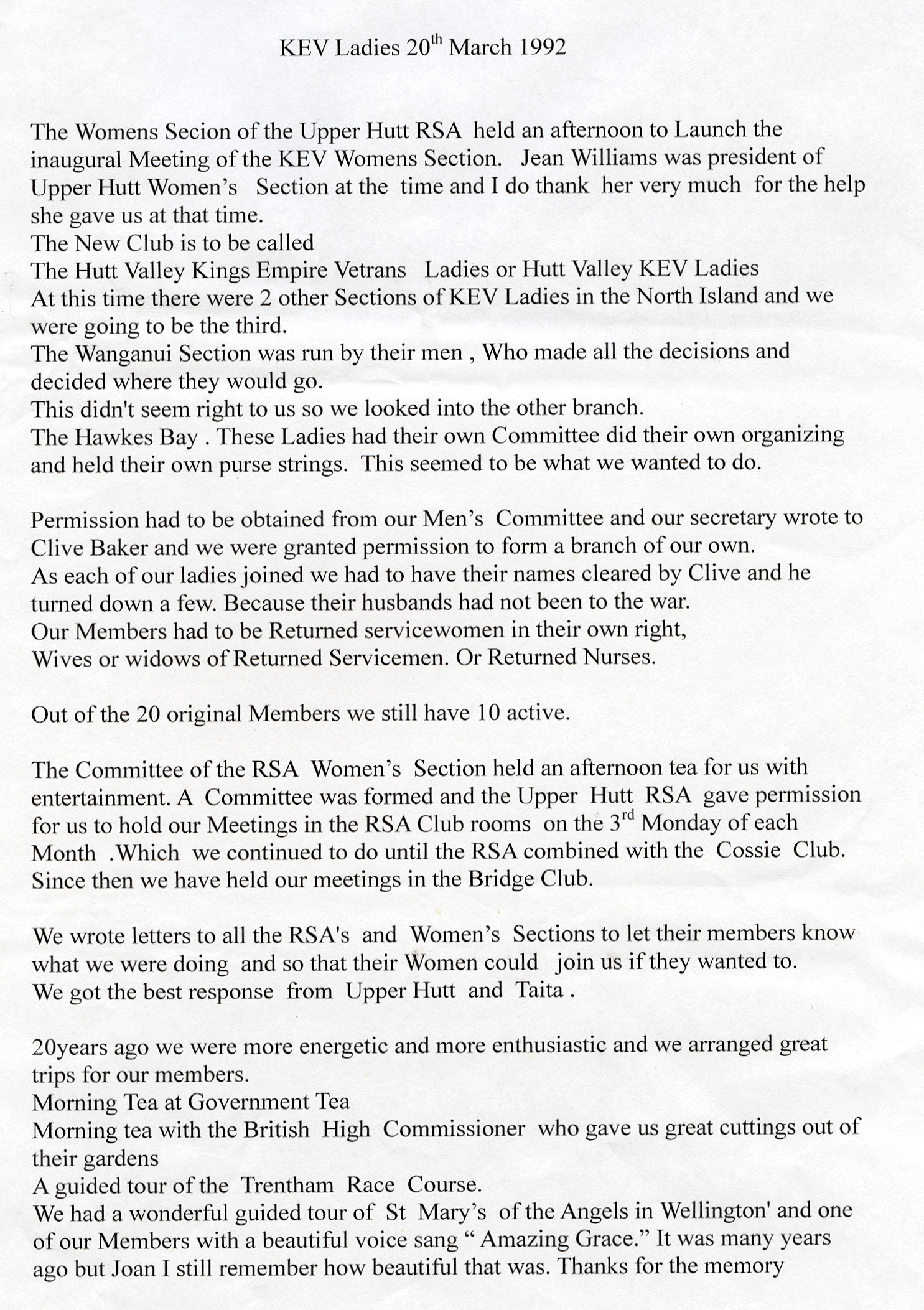 Kings Empire Veterans Ladies UH RSA History 001