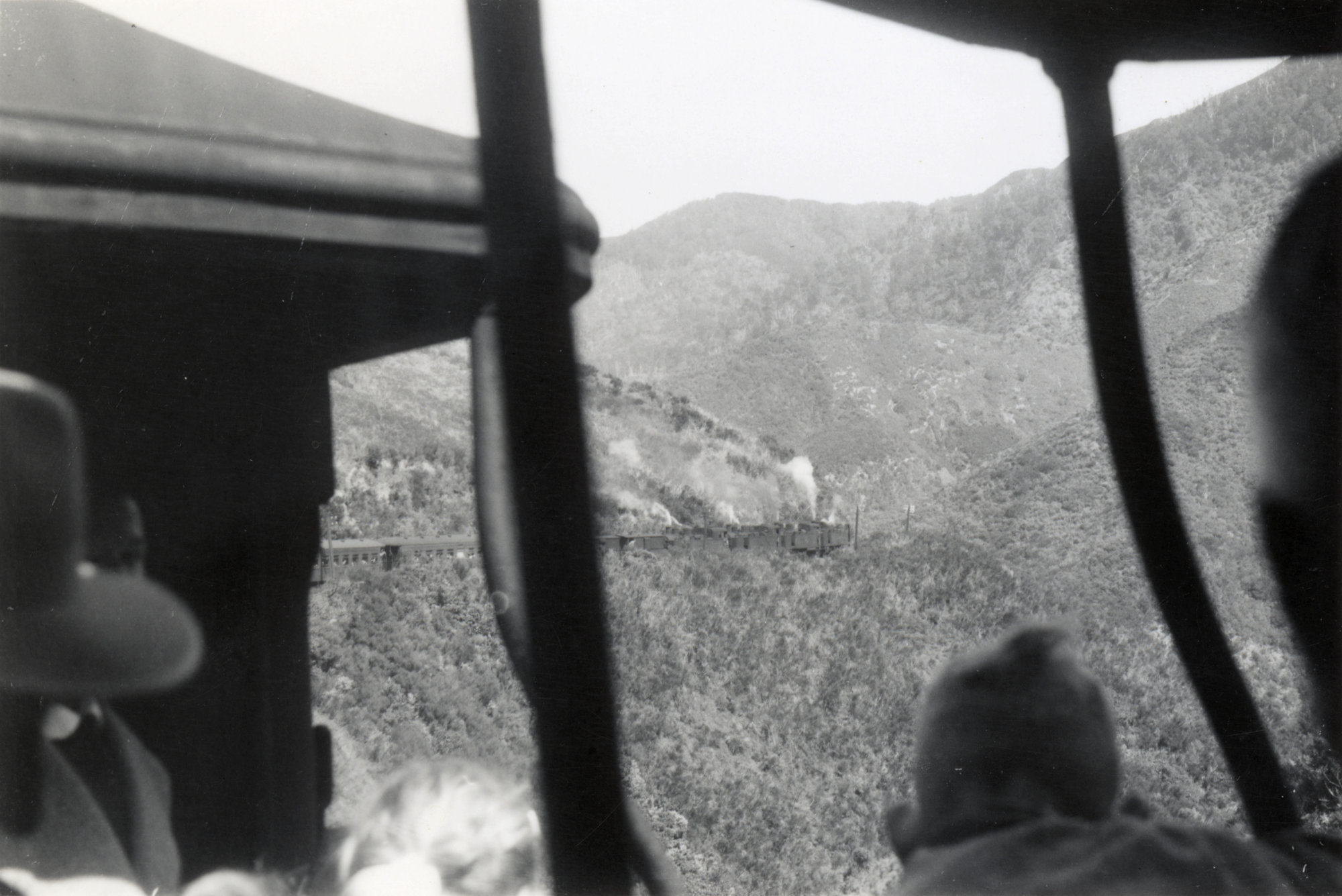 Rimutaka Incline; one of the last trains ascending to Summit, 1955
