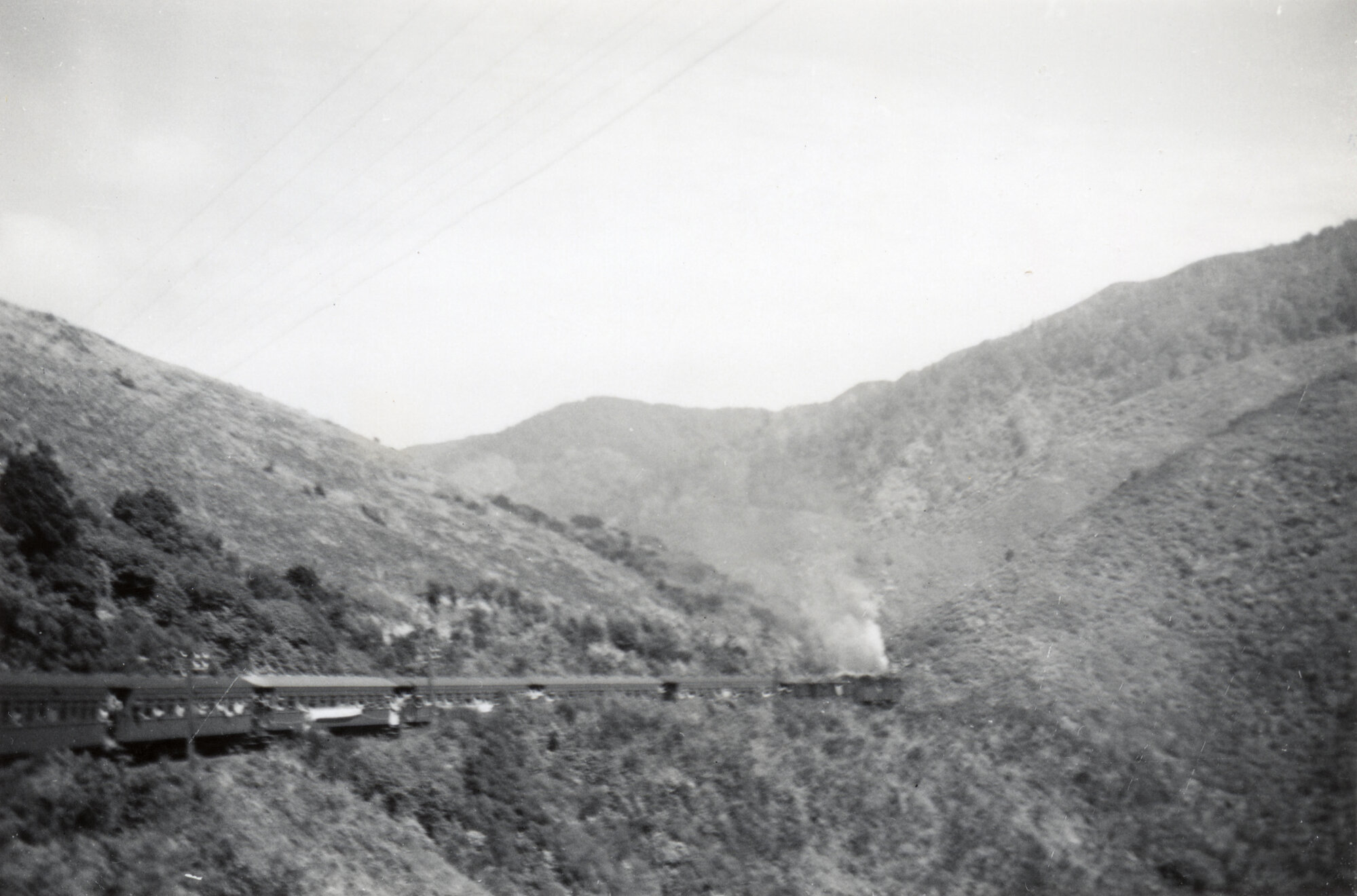 Rimutaka Incline; one of the last trains ascending to Summit, 1955