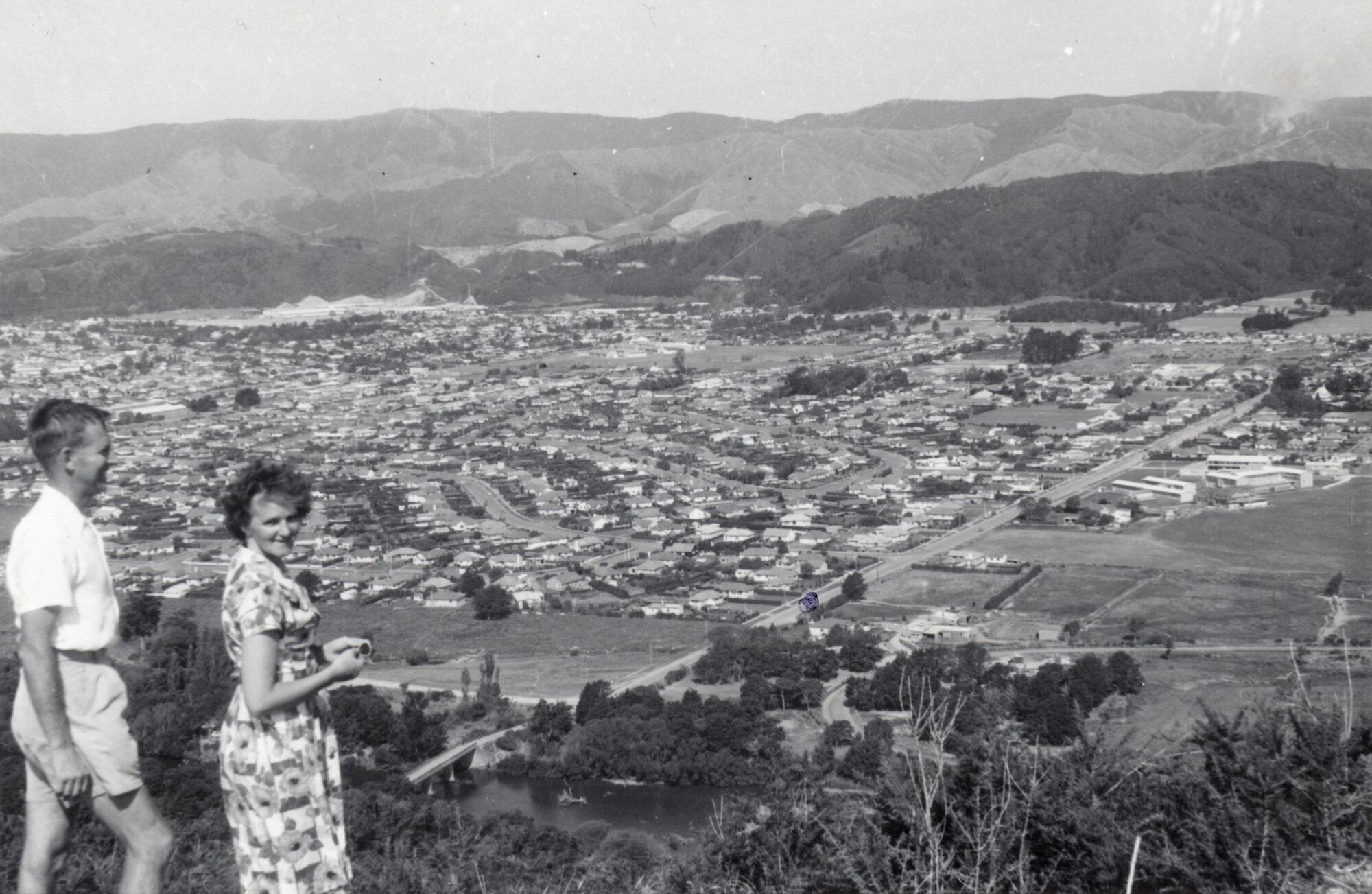View from Craig's Flat, looking south-east, 1964