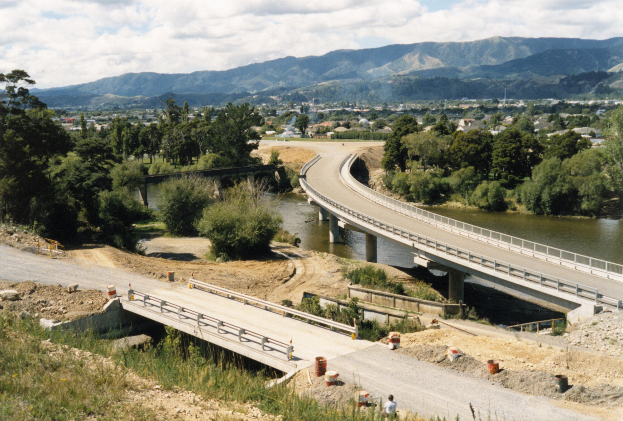 Moonshine Bridges; old and new. 