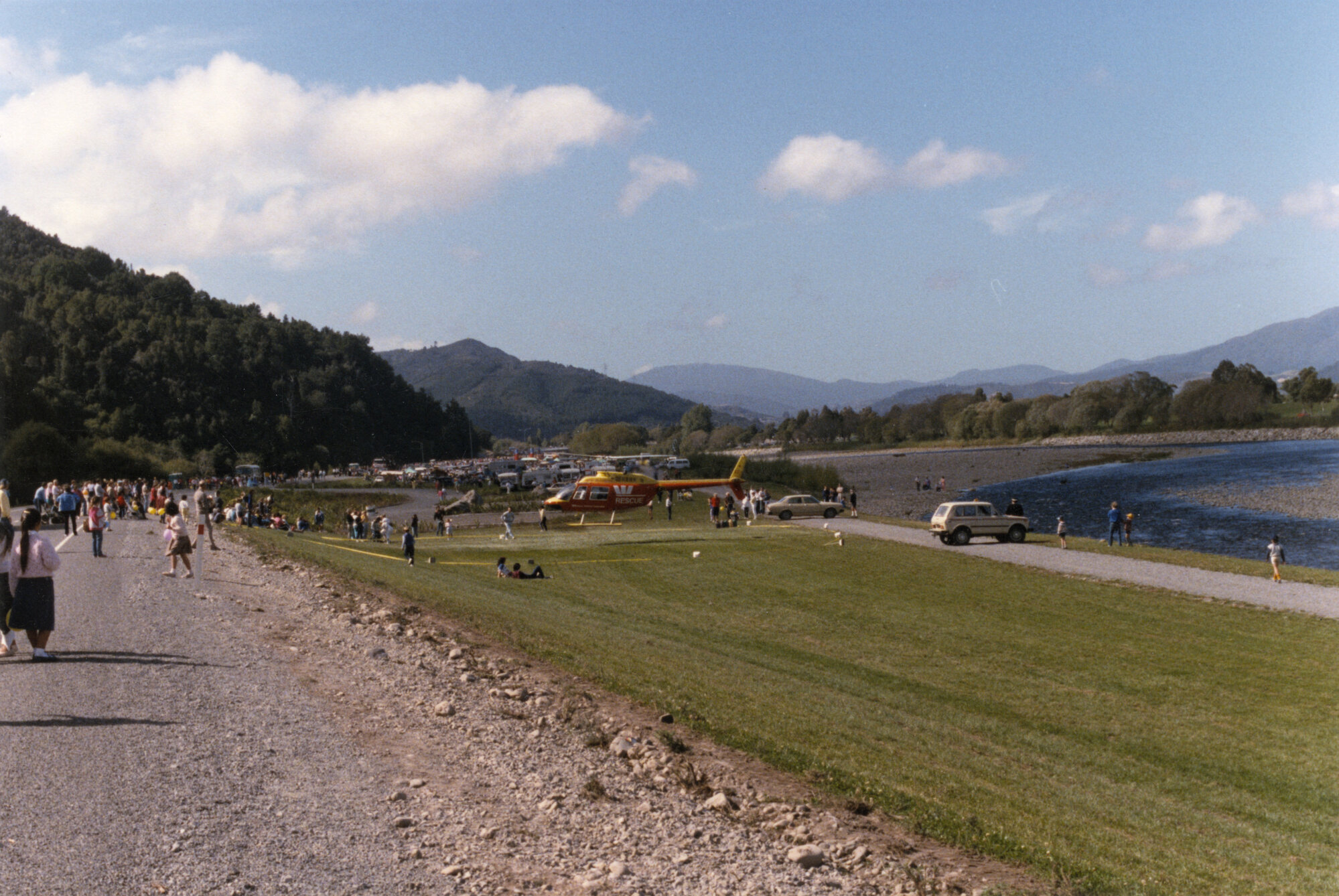 River Road opening; looking east from Silverstream