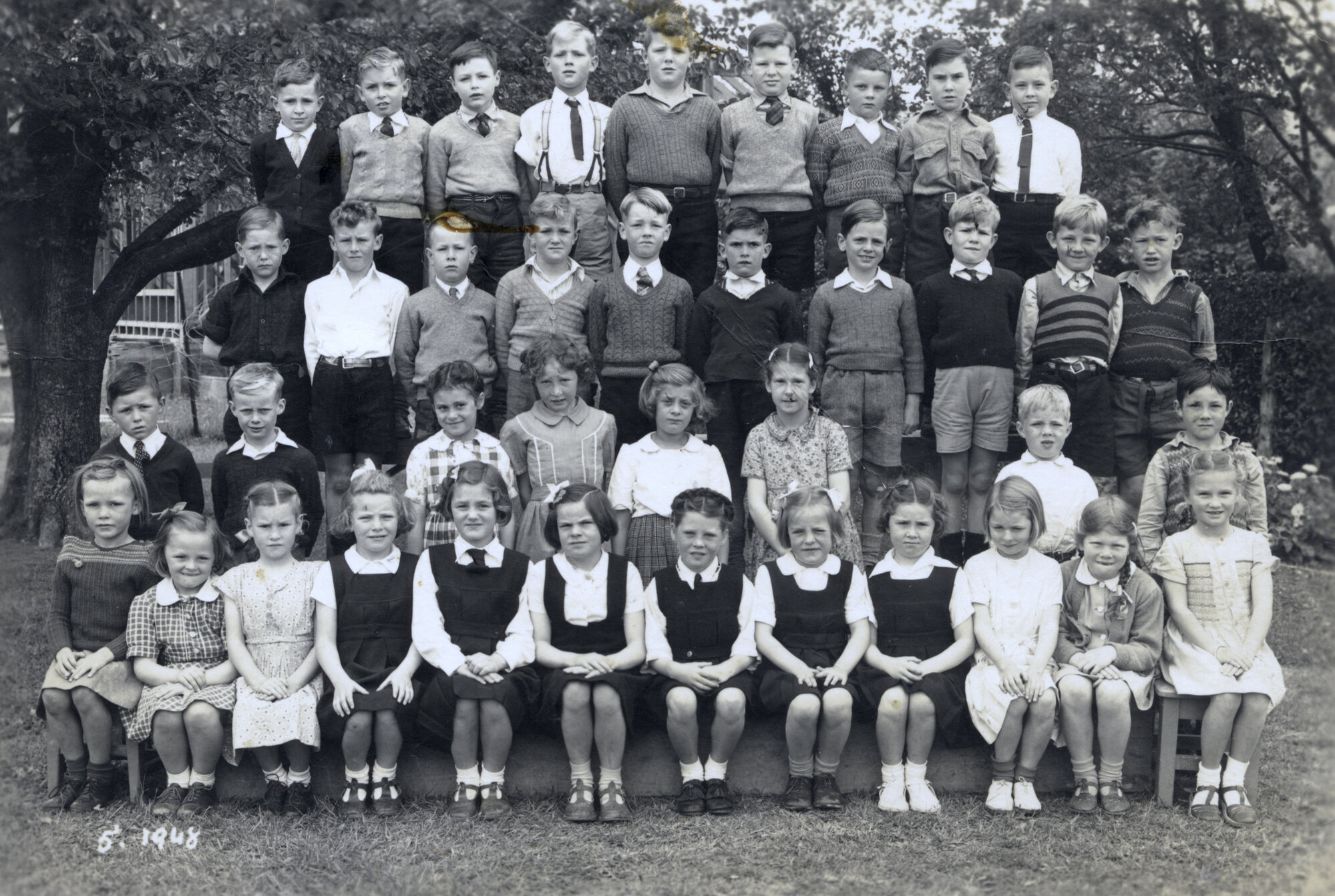Upper Hutt Primary School; class photo, 1948 