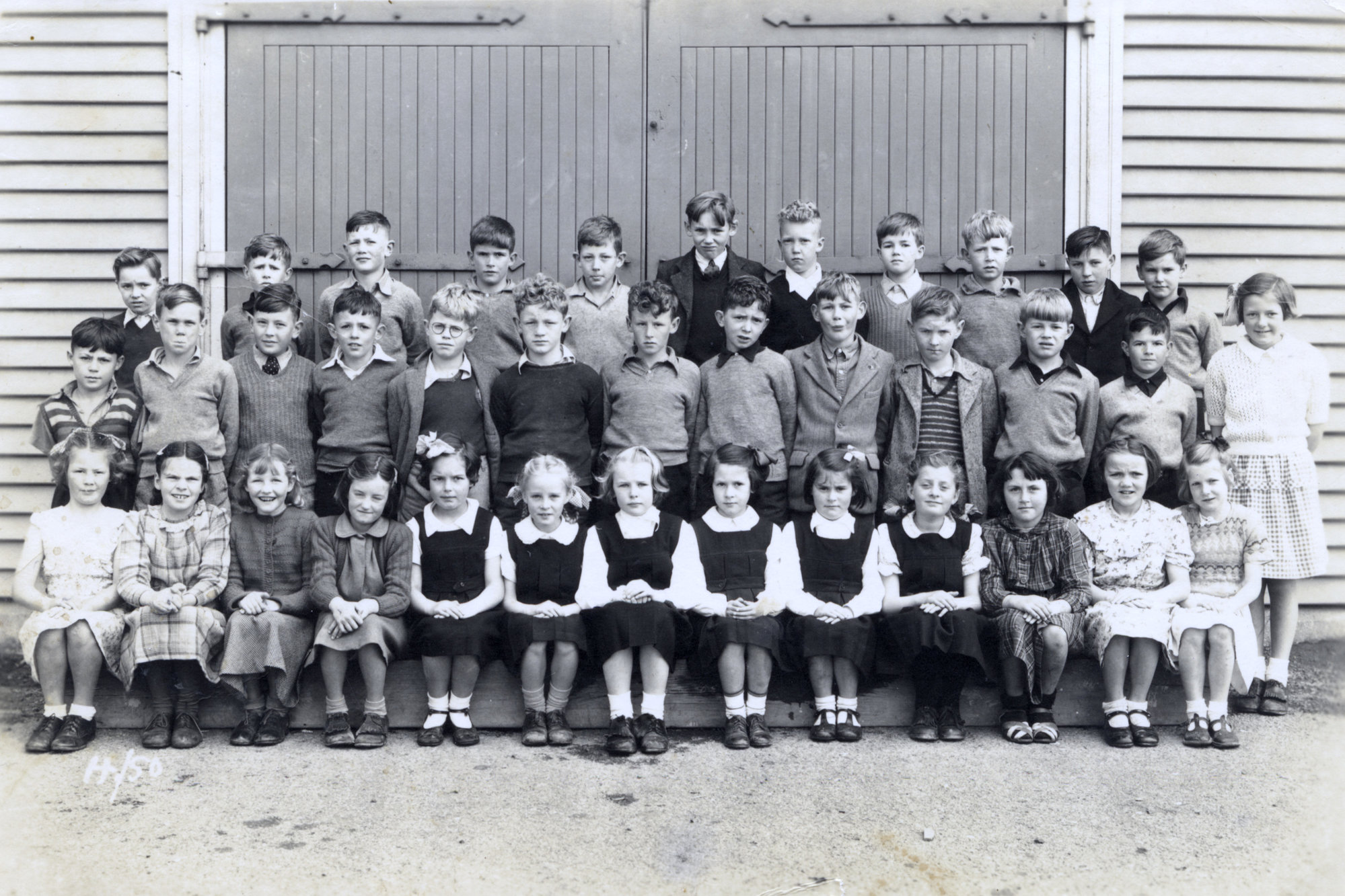 Upper Hutt Primary School; class photo, 1950; class unidentified