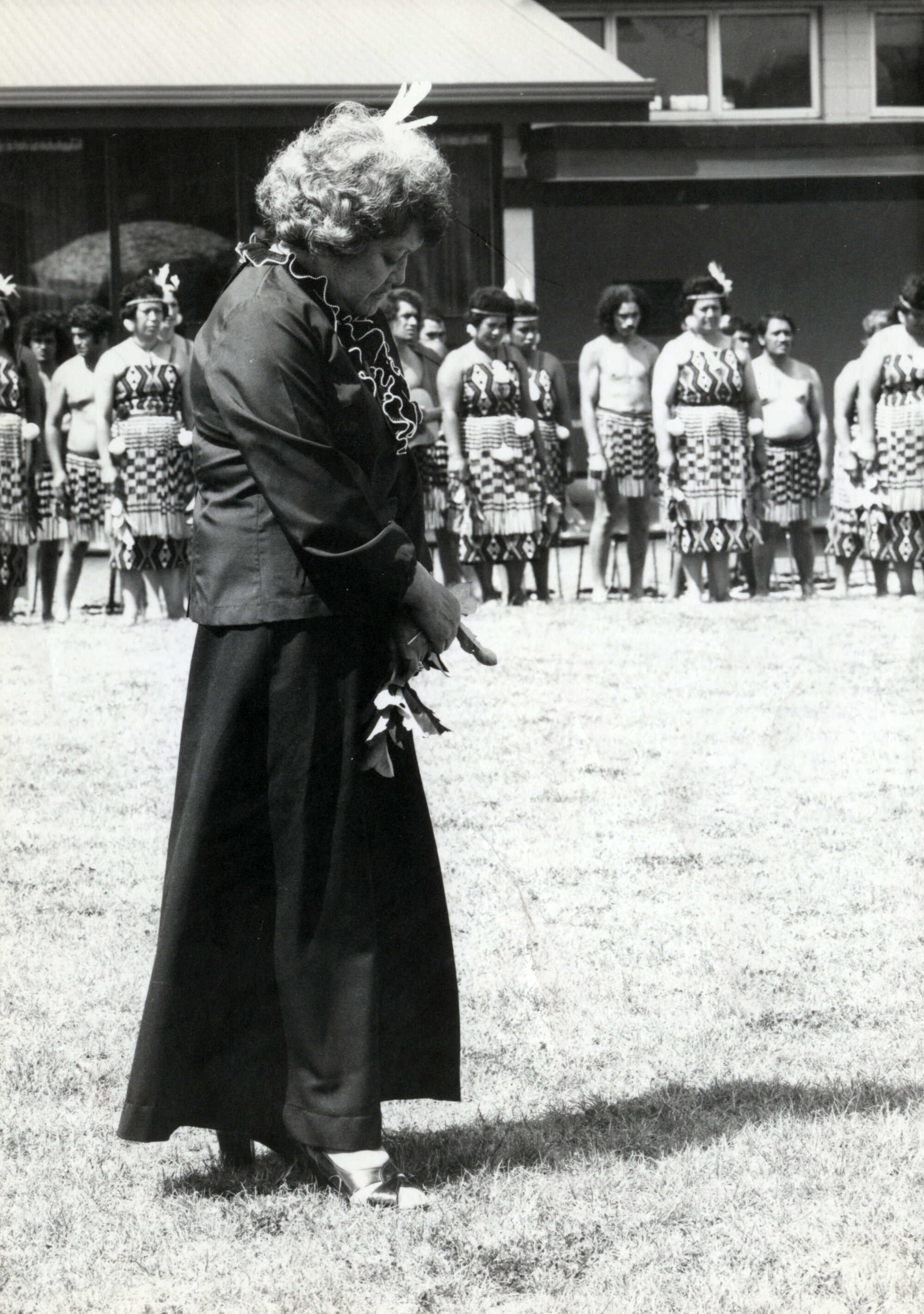 Ōrongomai Marae 1976; hall opening; Hera Katene-Horvath; 'Aunty Dovey' and Māwai Hakona.