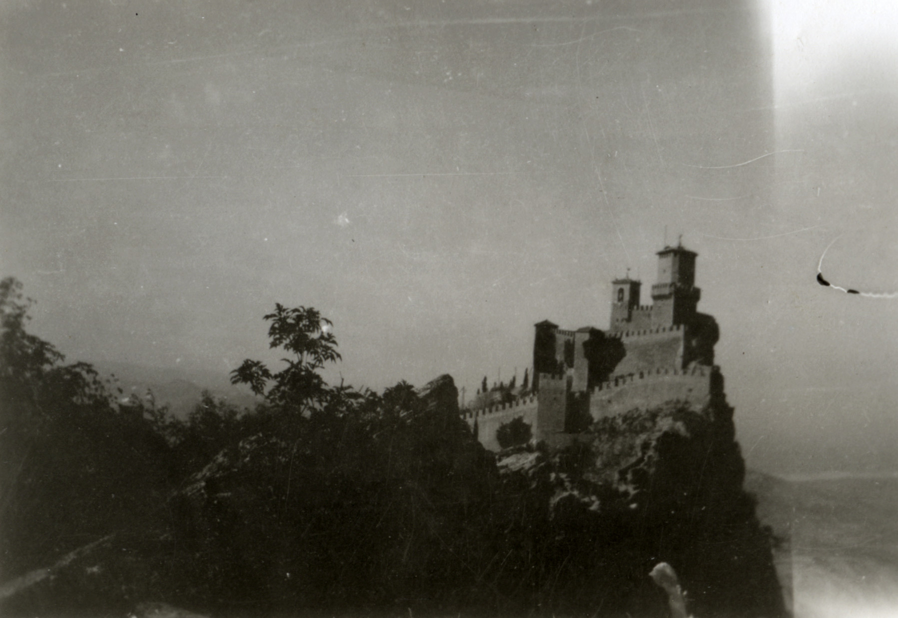 Military Service, World War II; Italy, Dolomites? Fortress.