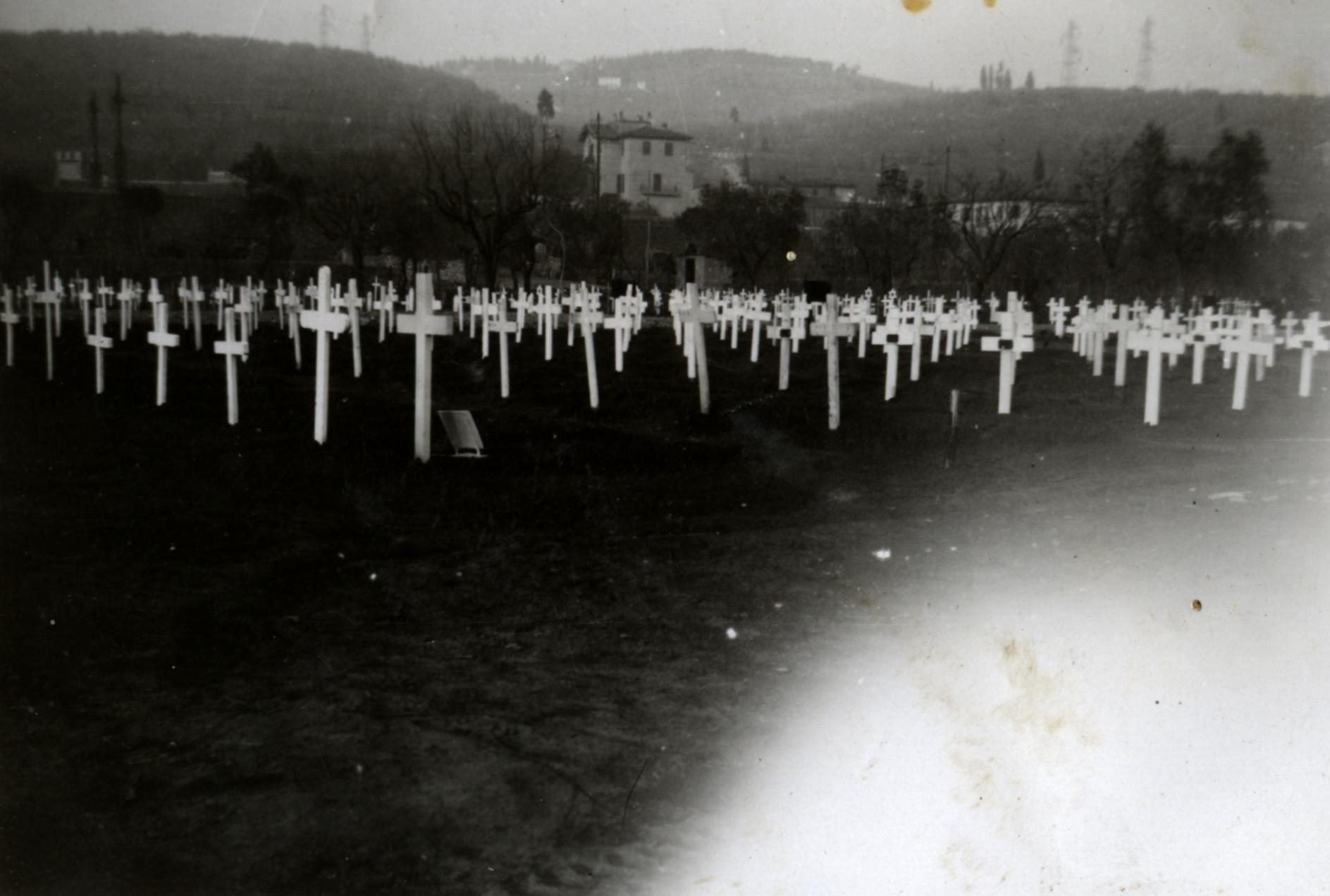 Military Service, World War II; cemetery